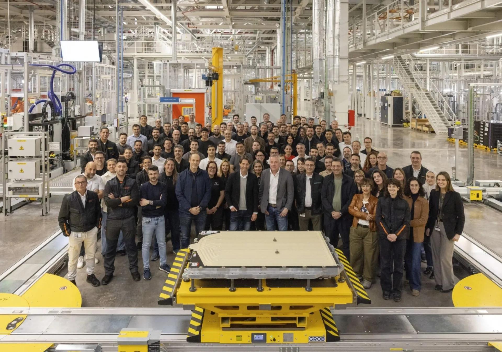 Seat cupra battery production martorell