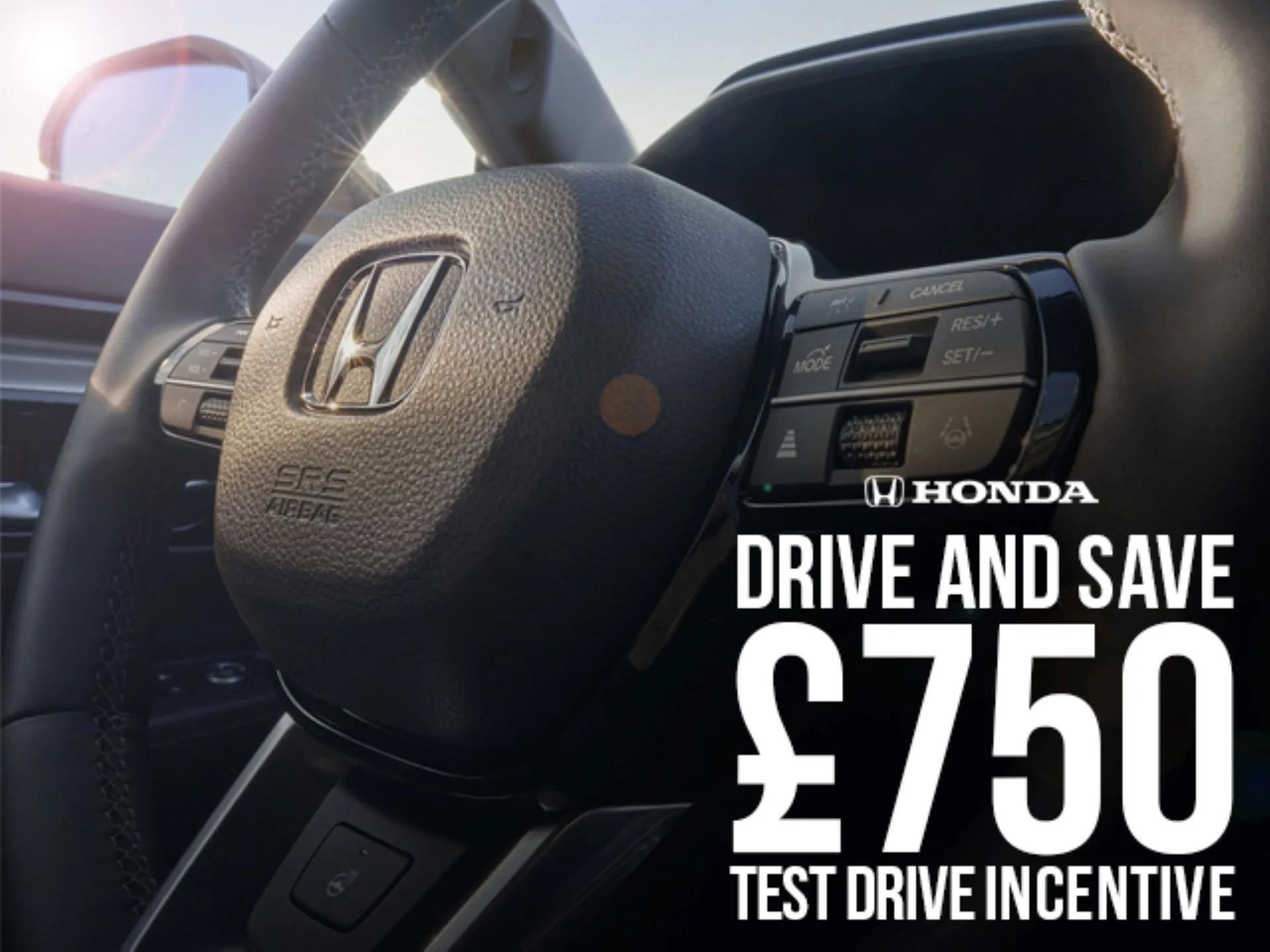 Honda 750 test drive offer uk april 2026