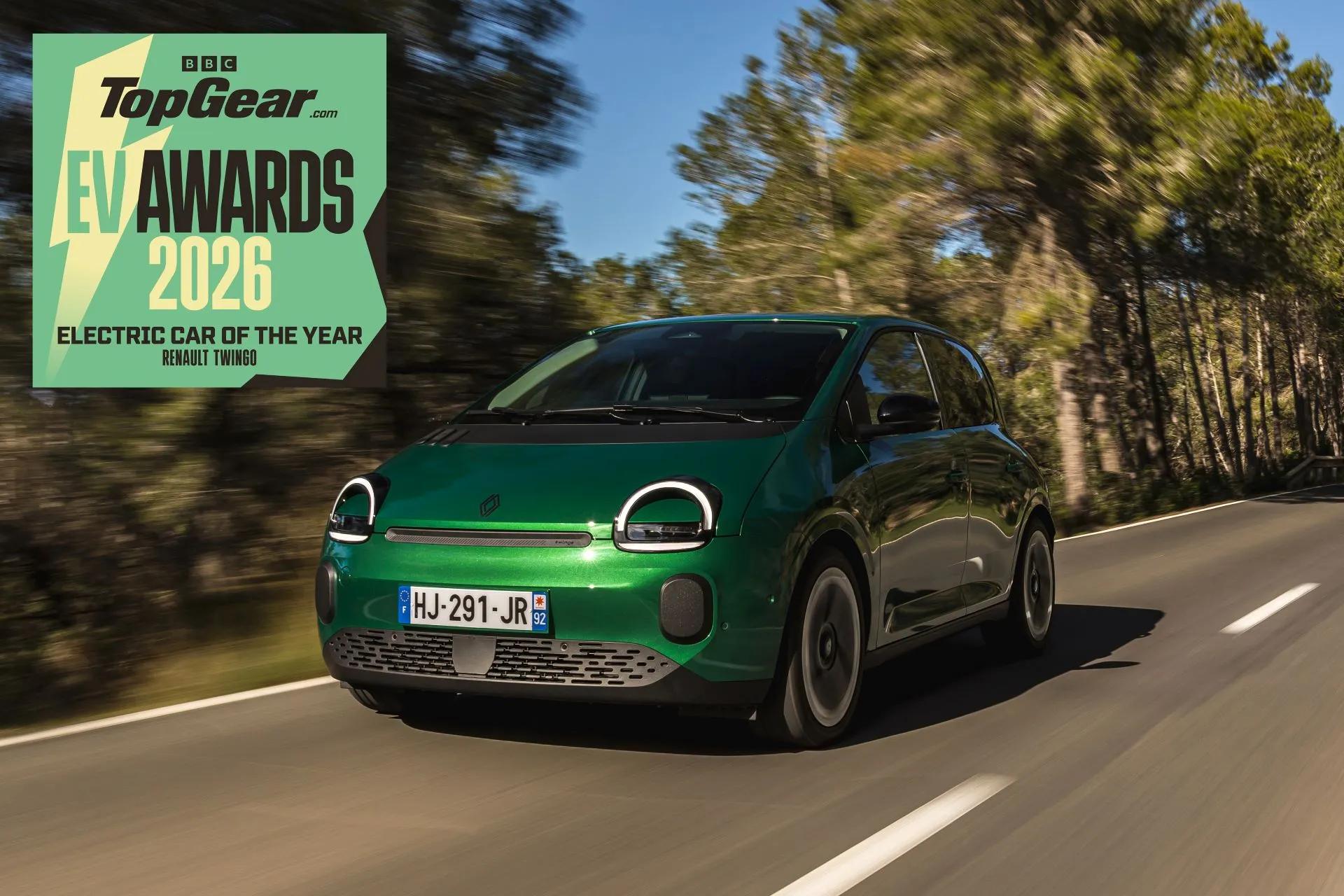 Renault twingo e tech topgear electric car award
