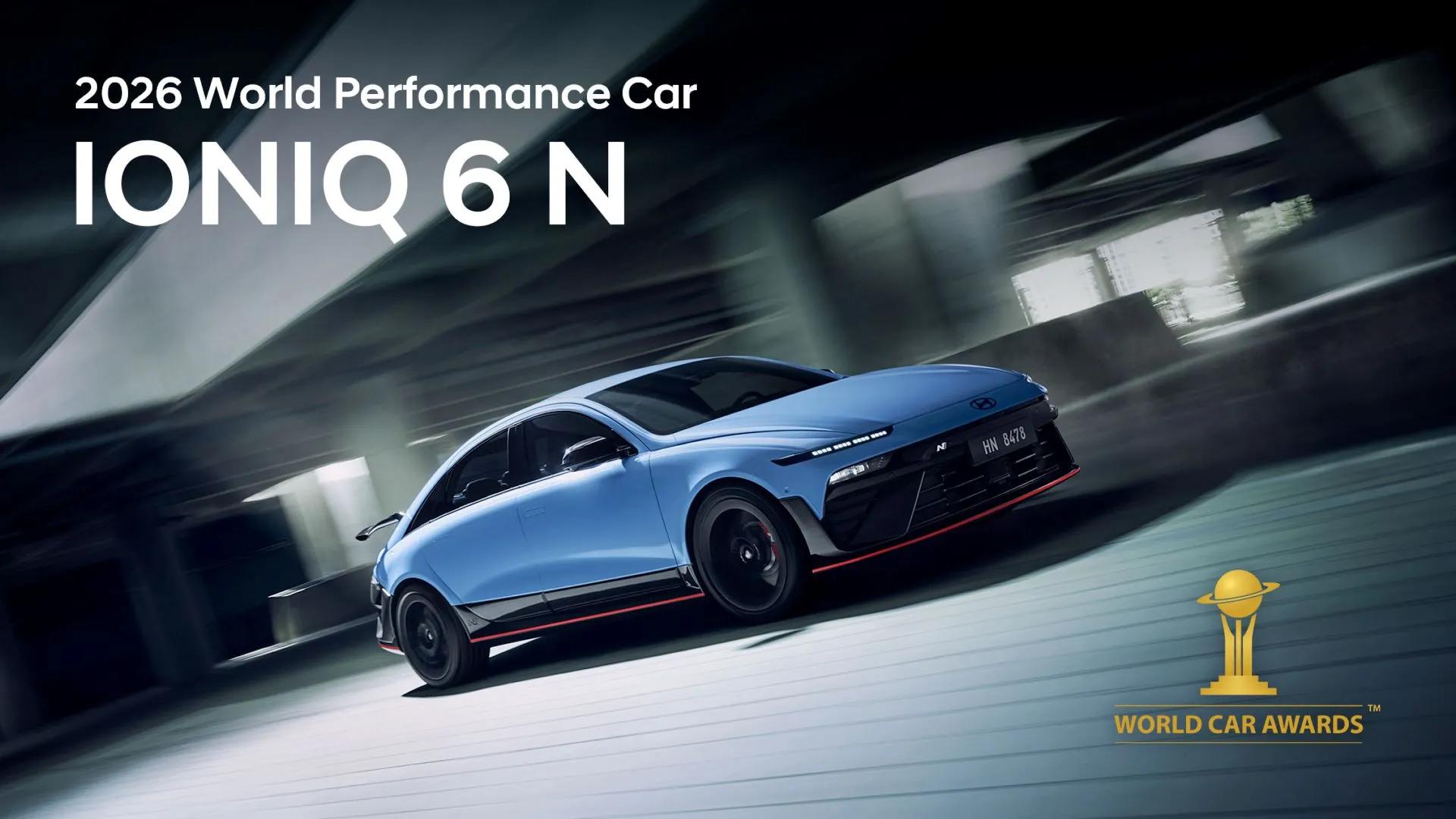 Hyundai ioniq 6 n 2026 world performance car