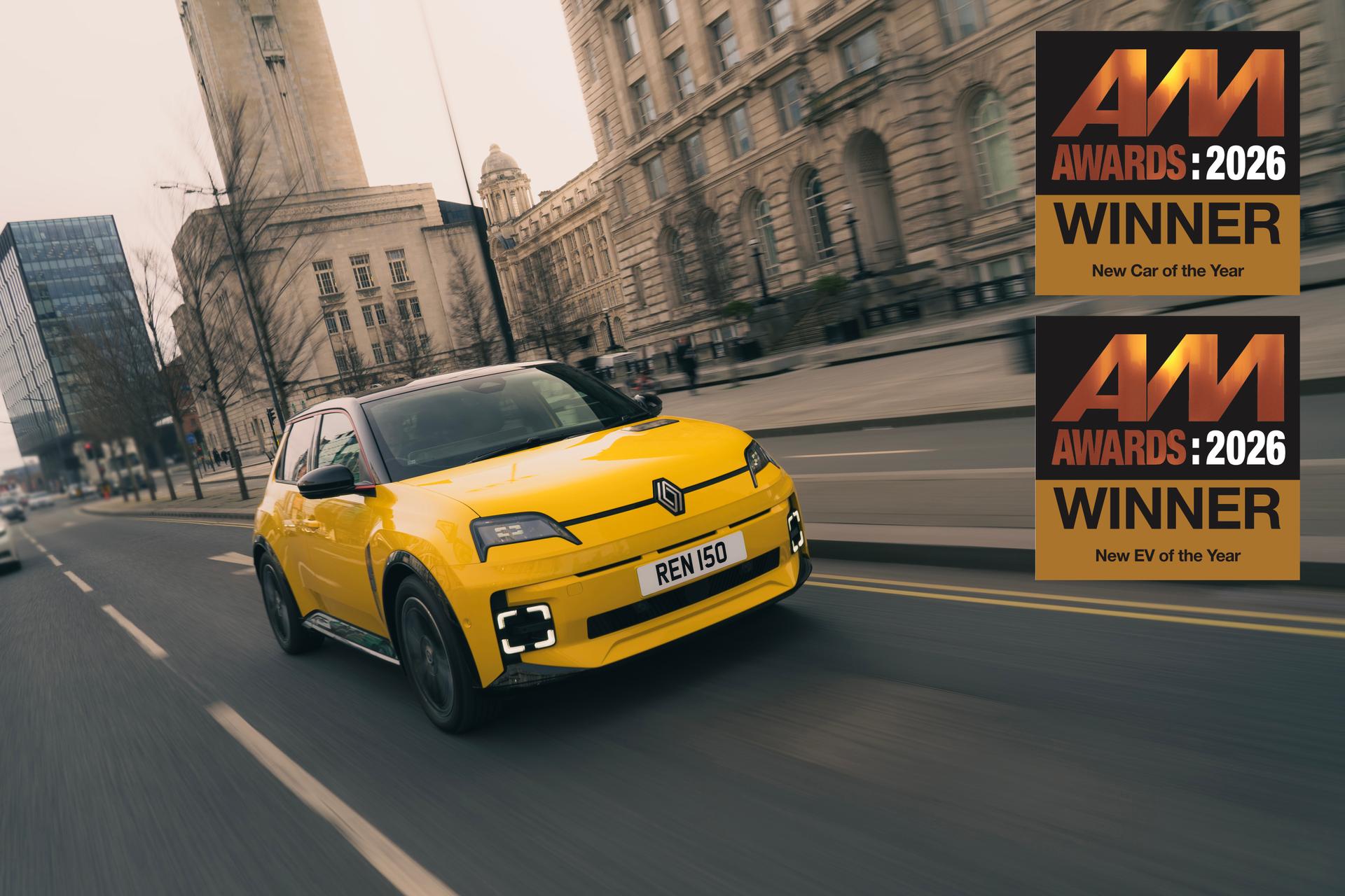 Renault5e techelectricwinsdoubleamawards2026