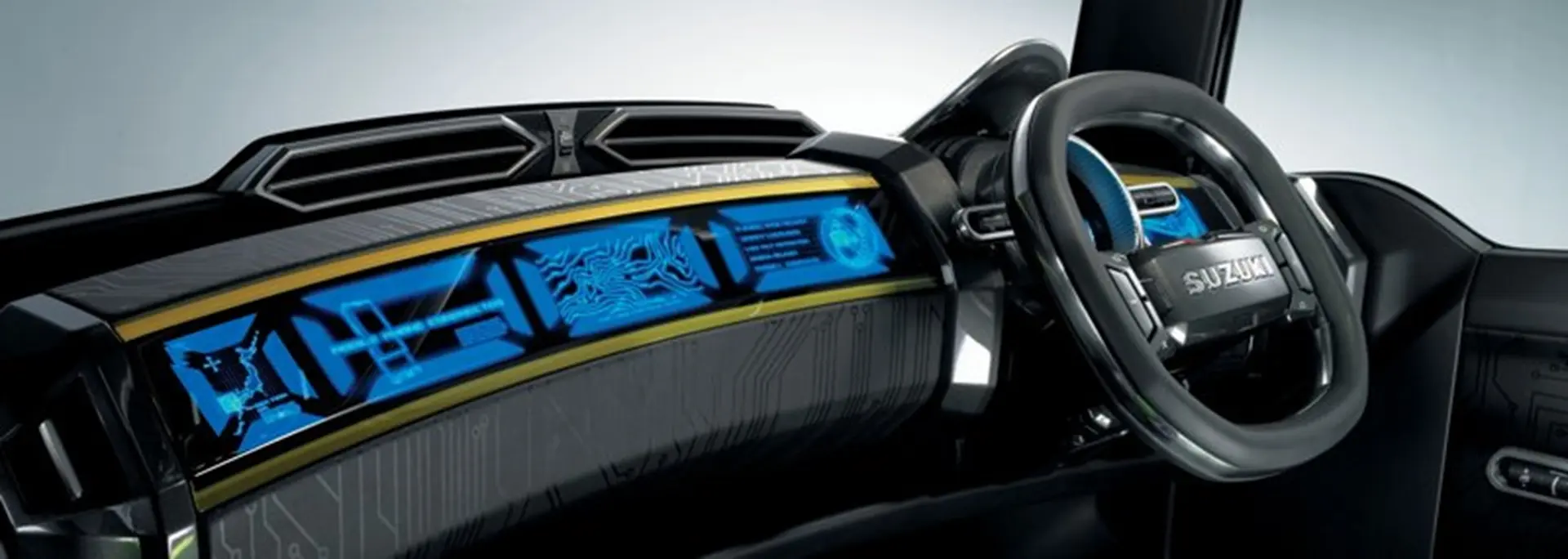 Suzuki X Head Concept Car Interior Dashboard