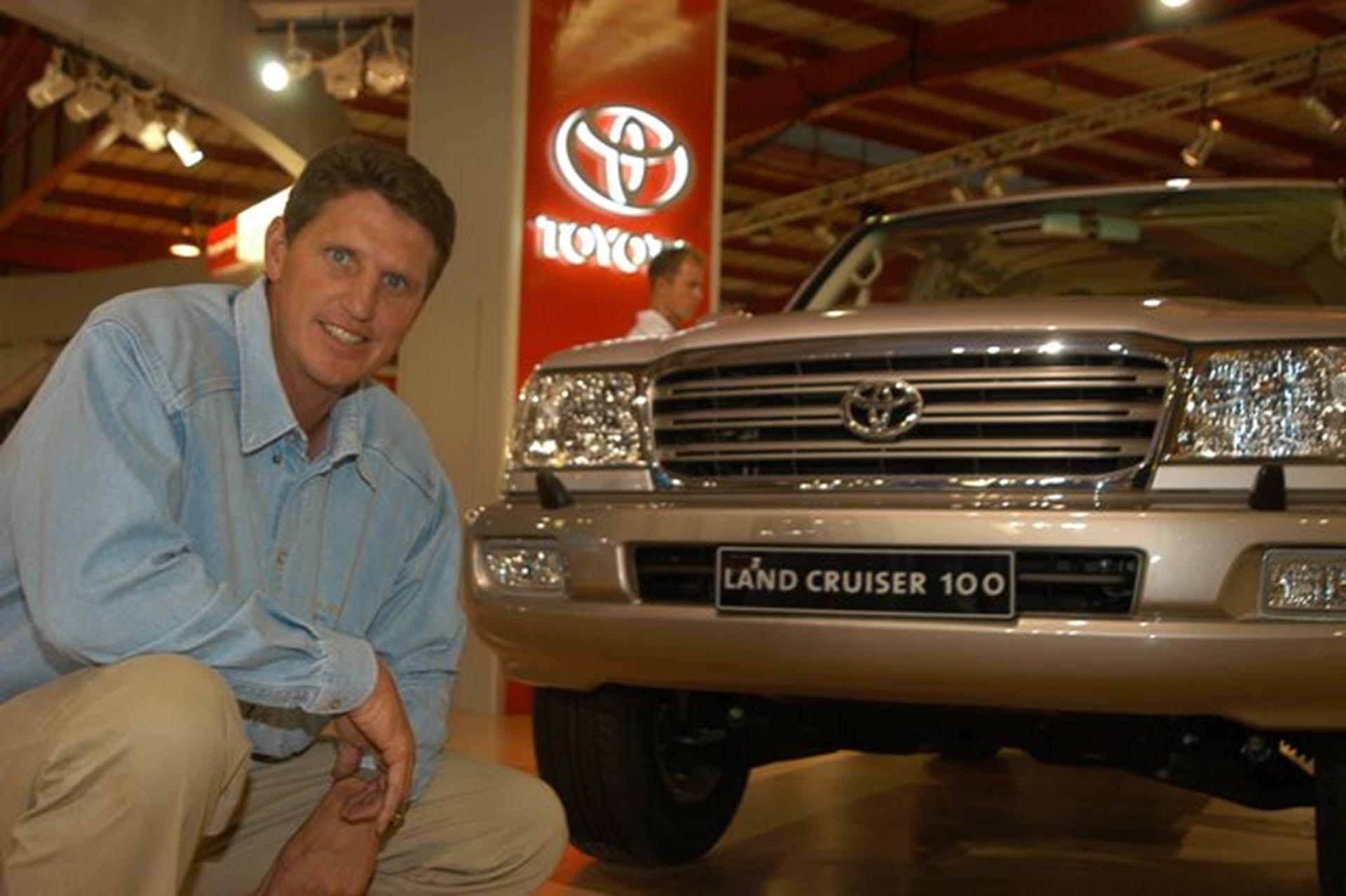 Celebrities at the Car Show Auto Africa 2004