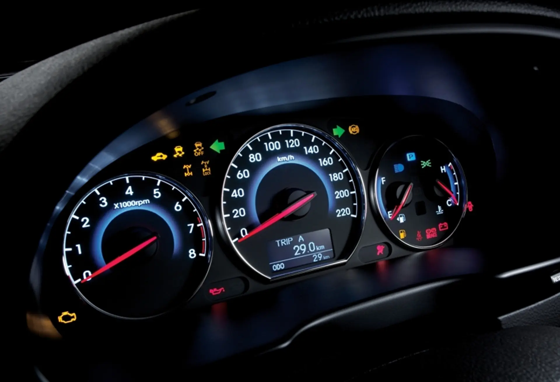 Hyundai Santa Fe Instruments