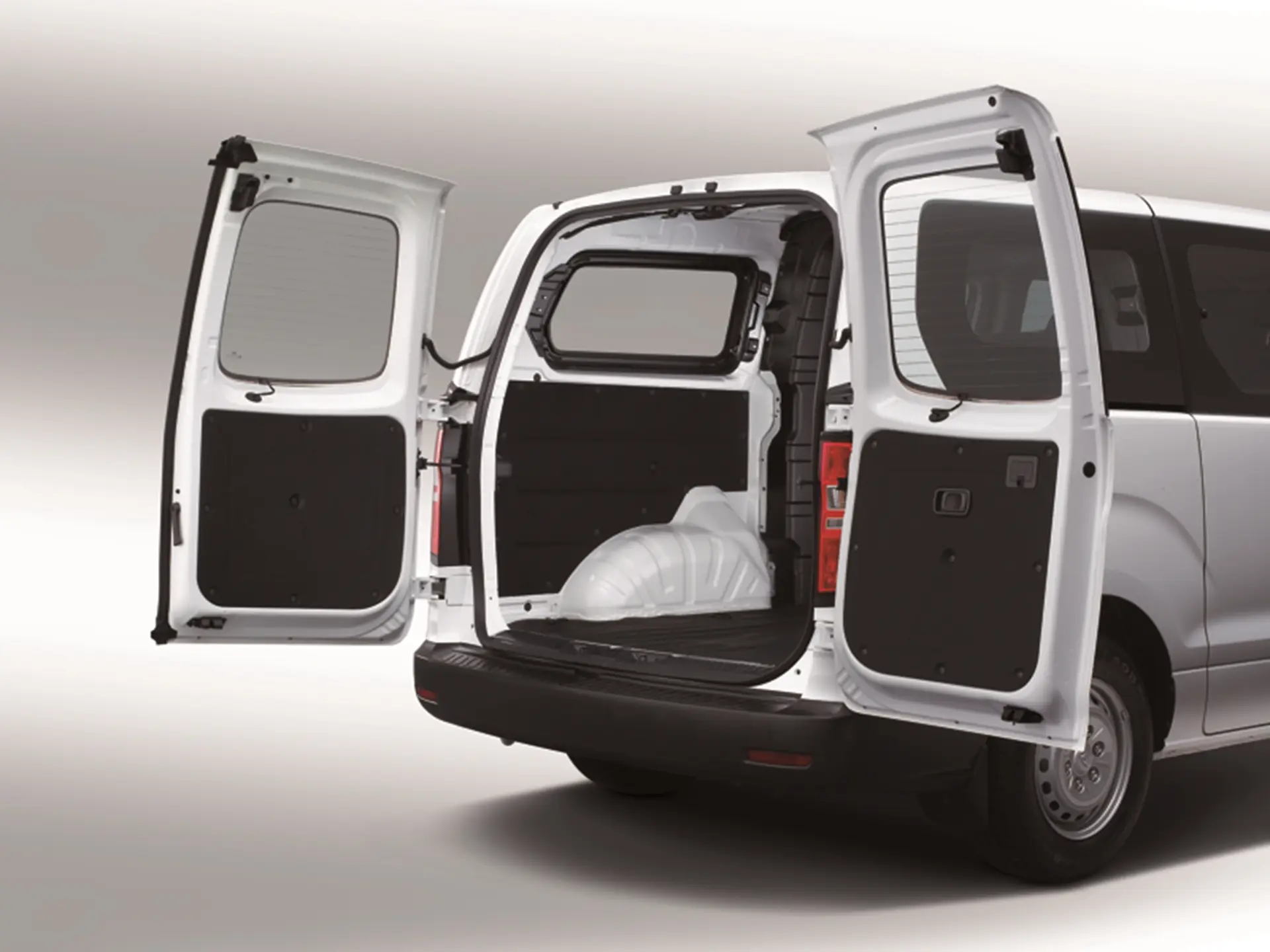 H1 Panel Van Open Doors