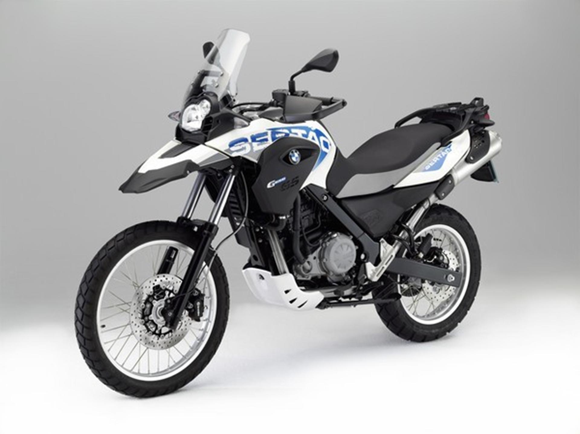 The new BMW G 650 GS Sertao at the Motorcycle Live Show