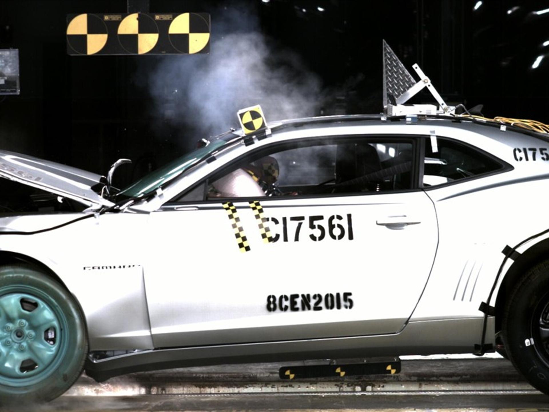 2012 Chevrolet Camaro Coupe Aces NHTSA Crash Tests