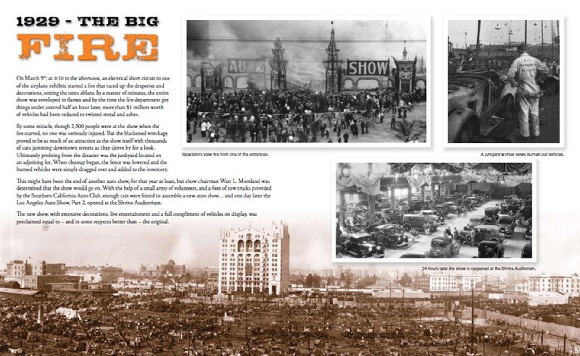 The LA Auto Show 1929 The Big Fire