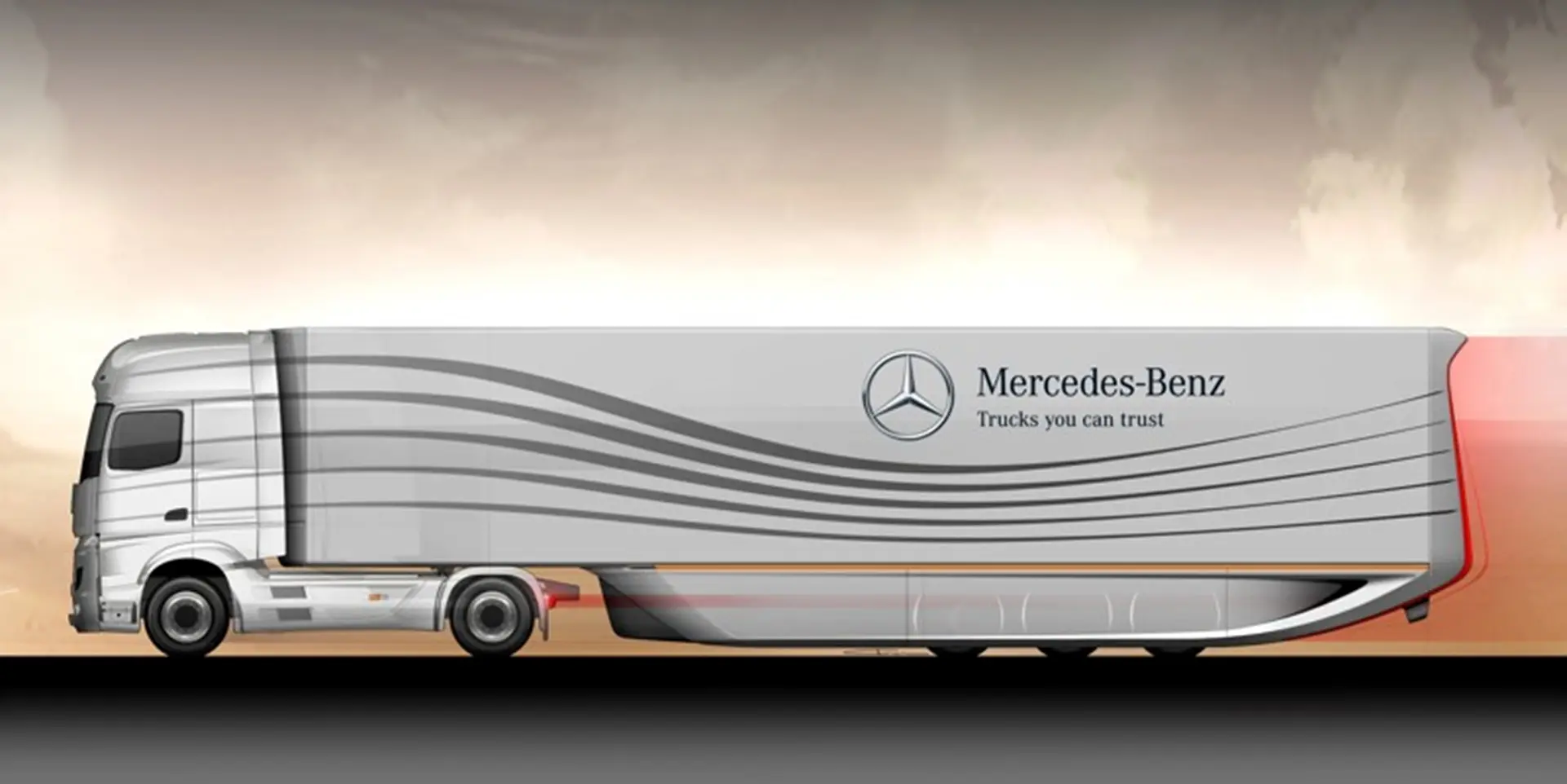 Mercedes Benz Aero trailer