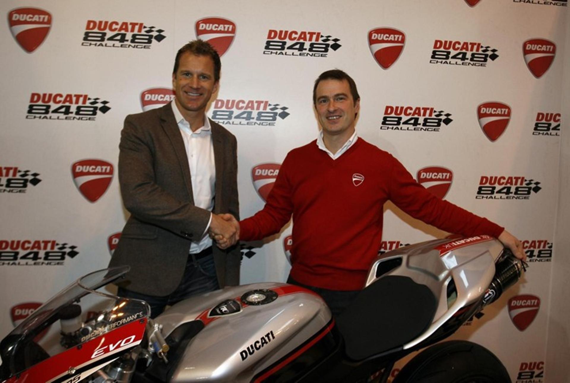 DUCATI UK ANNOUNCE NEIL HODGSON AS DUCATI 848 CHALLENGE AMBASSADOR