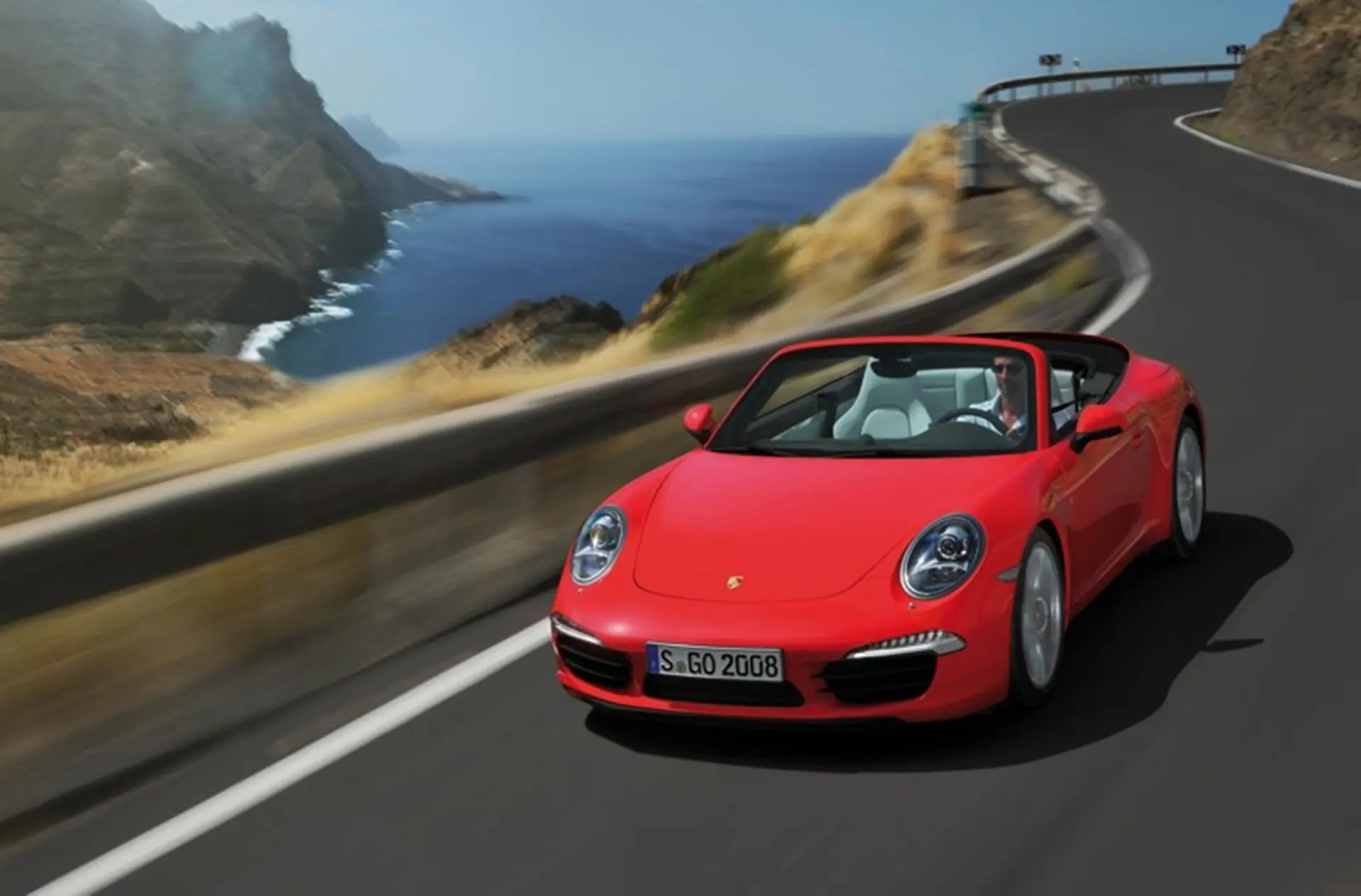 Porsche Carrera Cabriolet 2012 Red