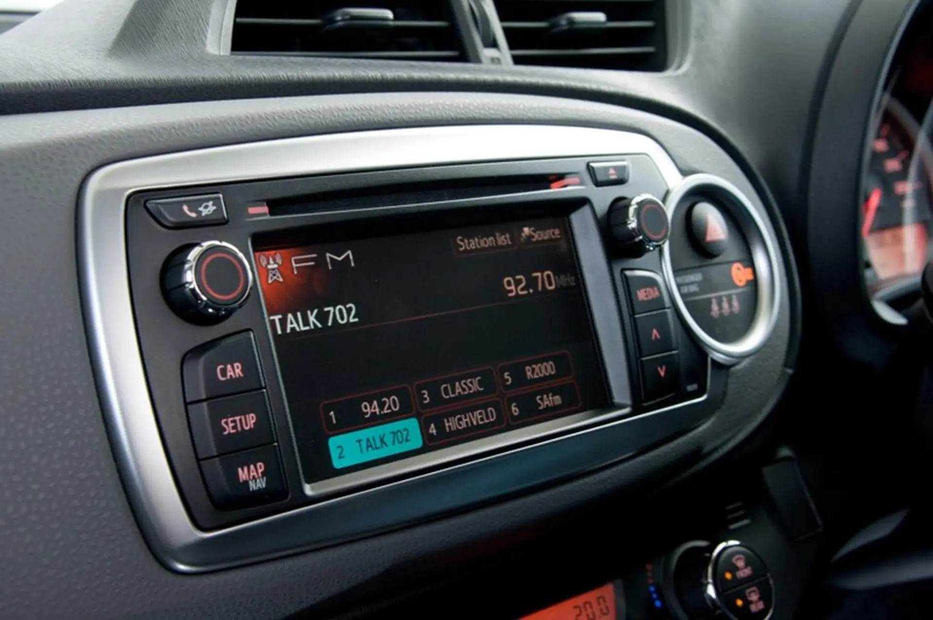 Toyota Yaris Radio