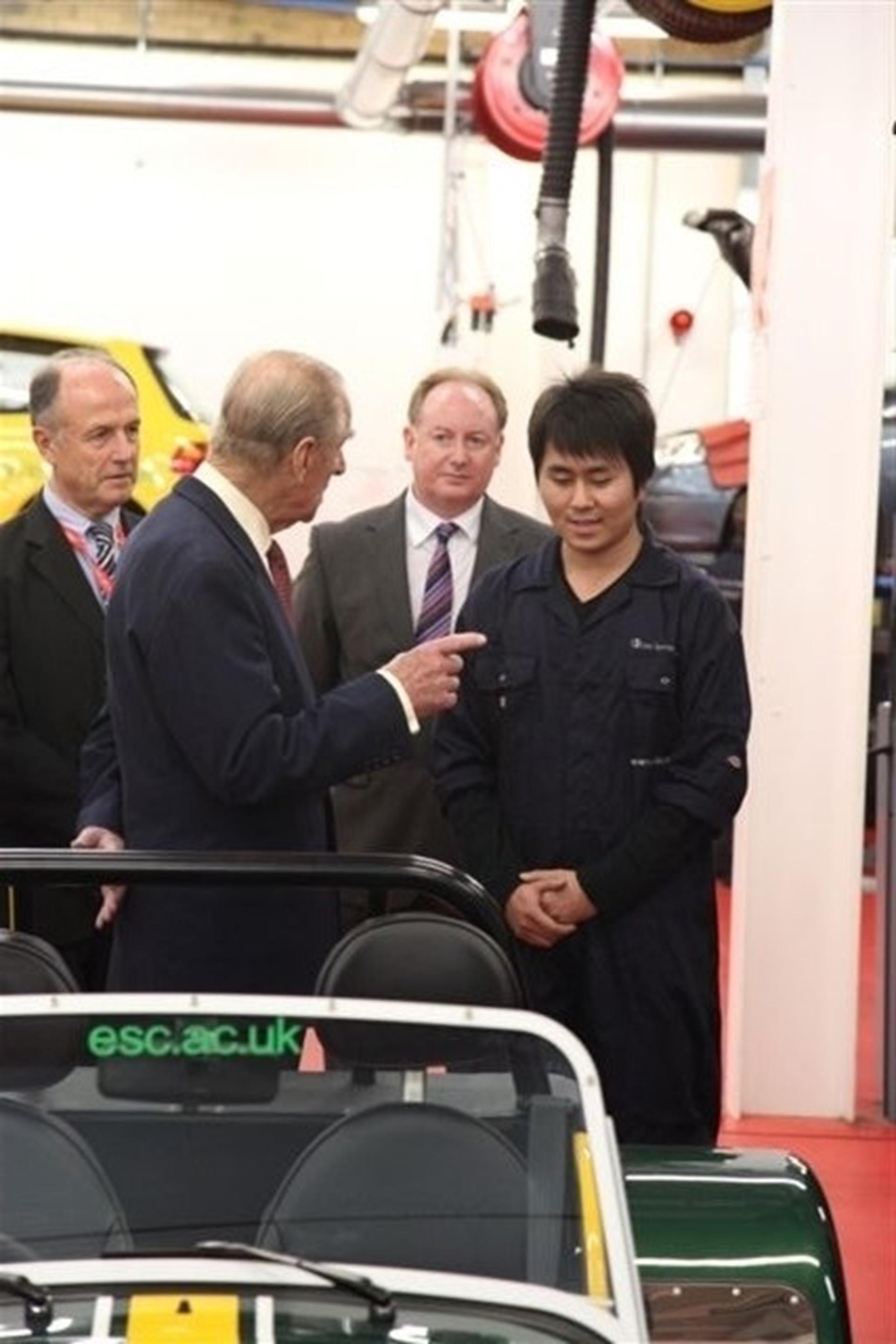 CATERHAM SEVEN GETS THE ROYAL APPROVAL