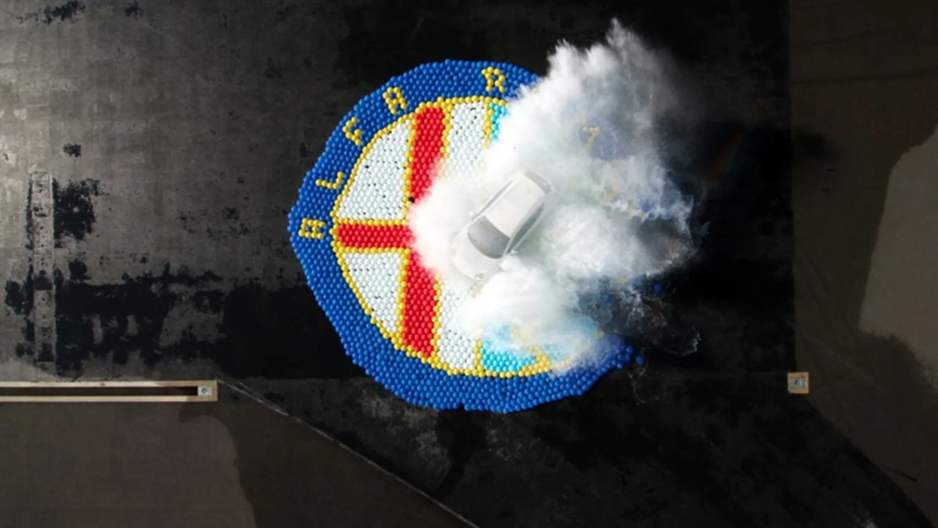 Alfa MiTo Quadrifoglio Verde Aquabatic Challenge campaign