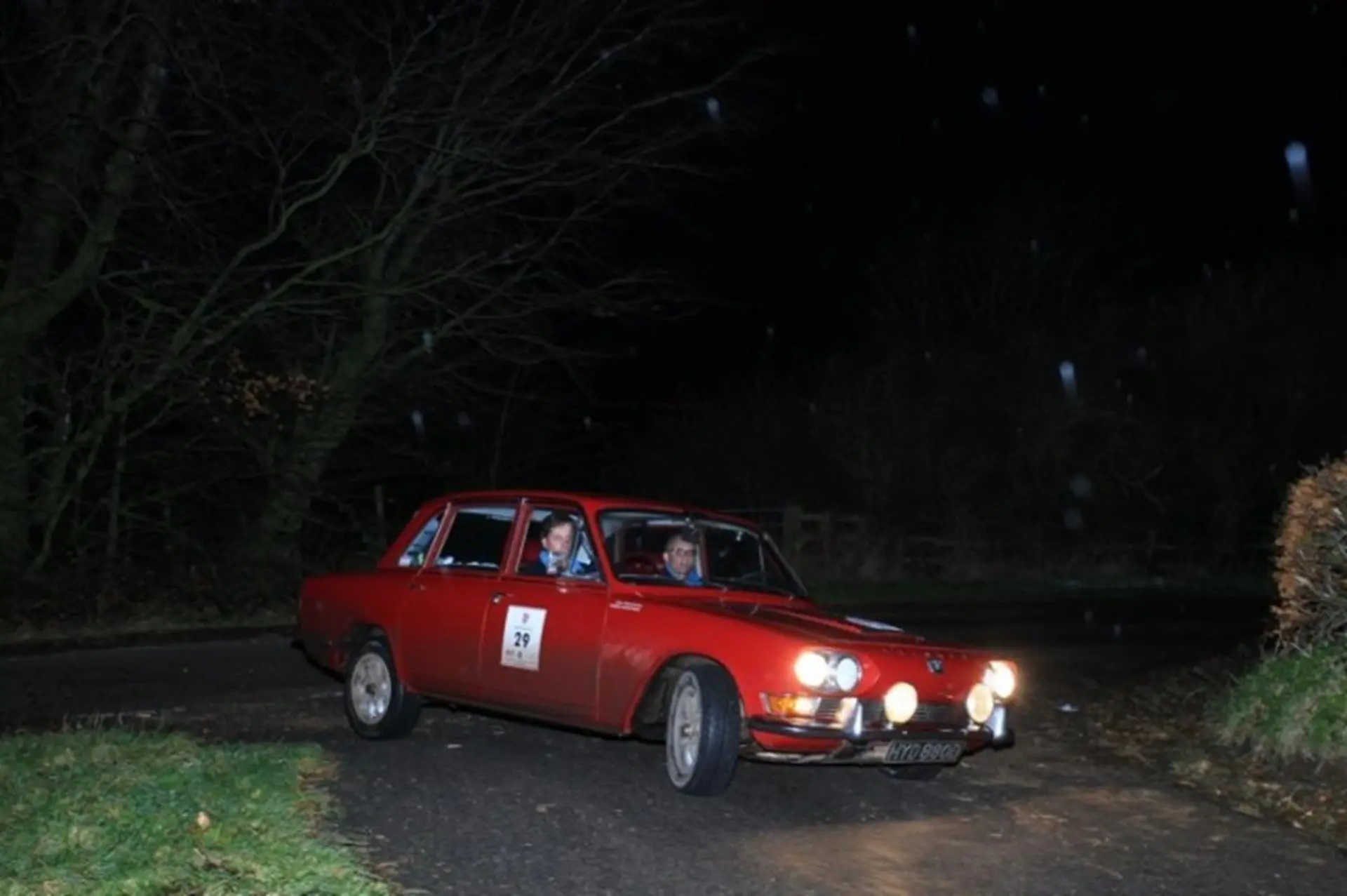 Second overall, car 29, a 1966 Triumph 2000