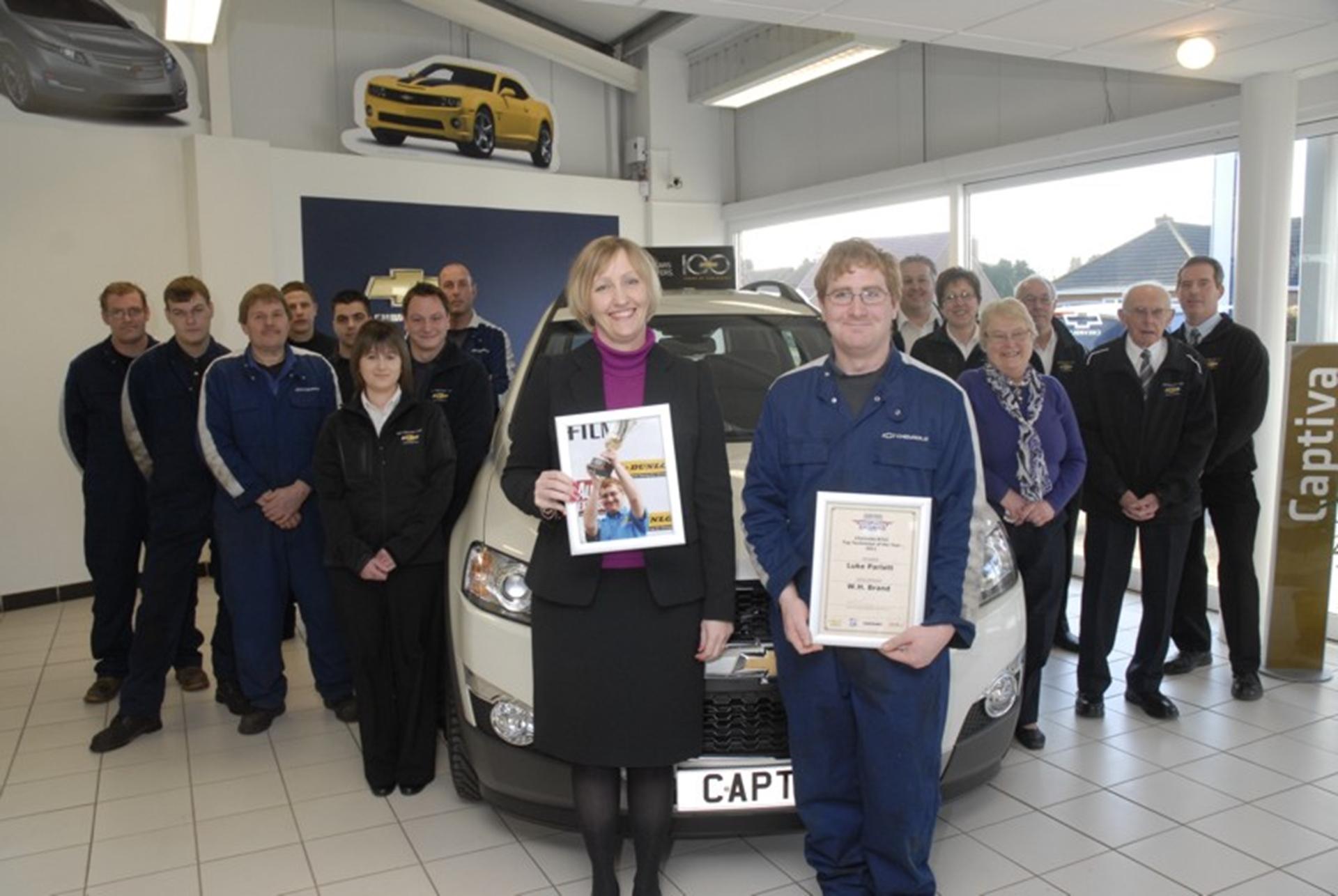 CHEVROLET REWARDS EXCELLENCE WITH UK TOP TECHNICIAN AWARD