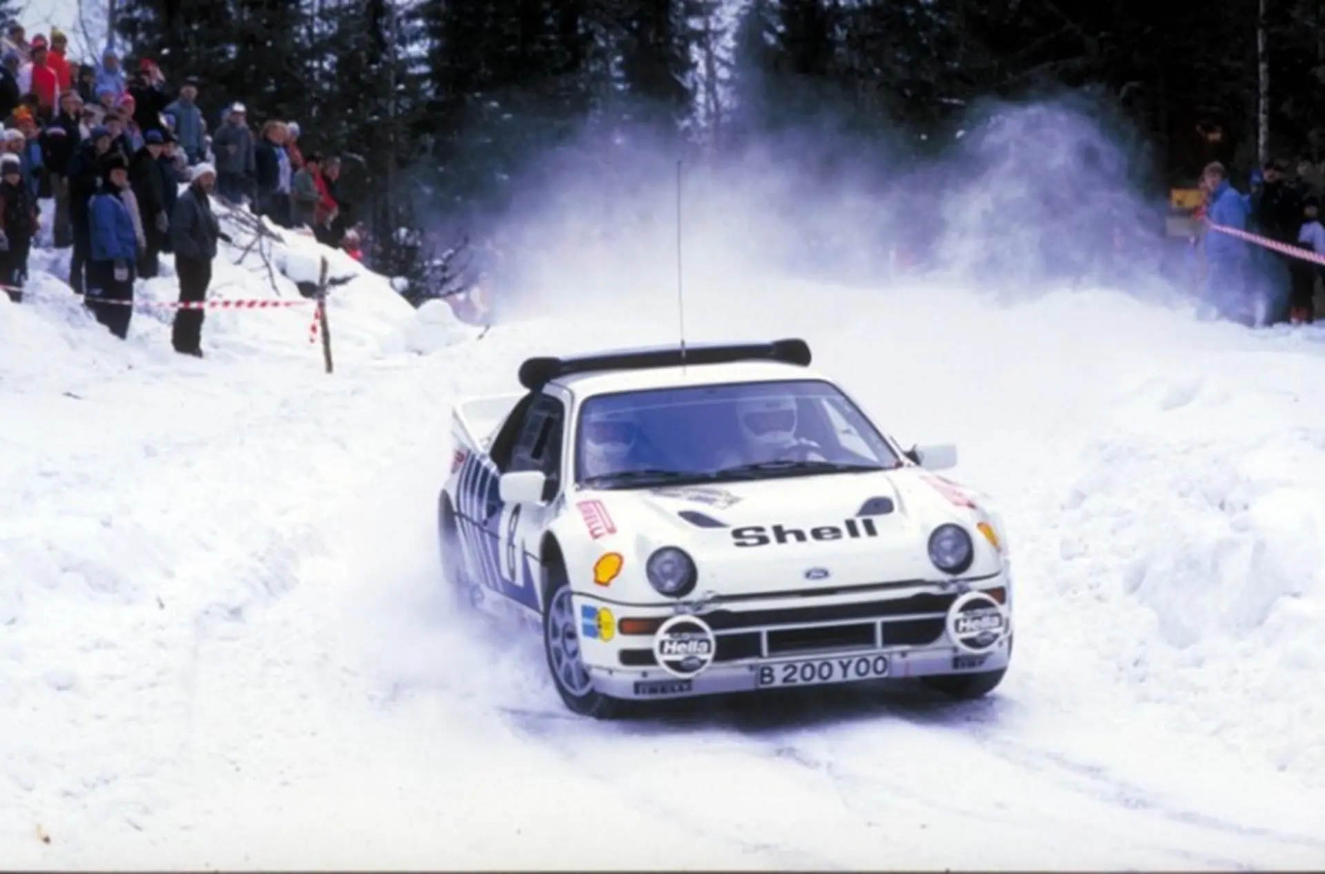 RS200, transformed from tough, fast rally car