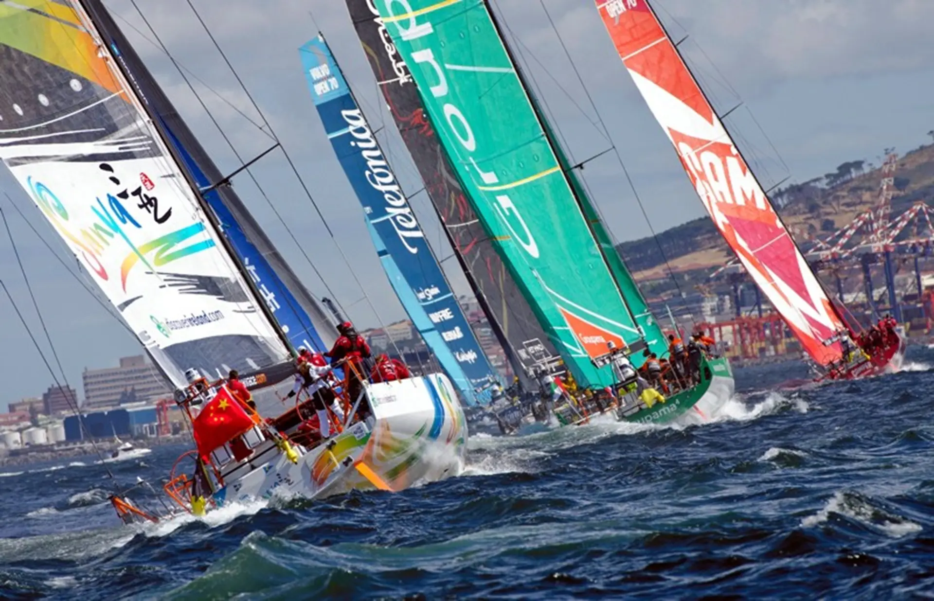Sailing Volvo Ocean Race