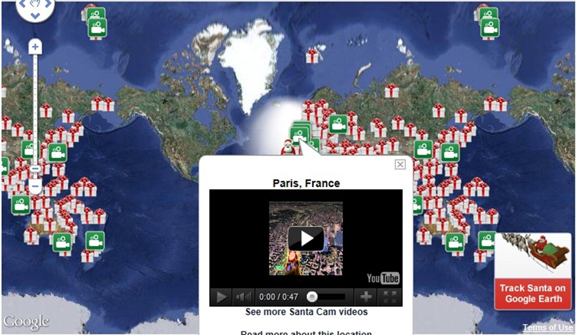 Where is Santa Clause Right Now? Santa have just arrived in France