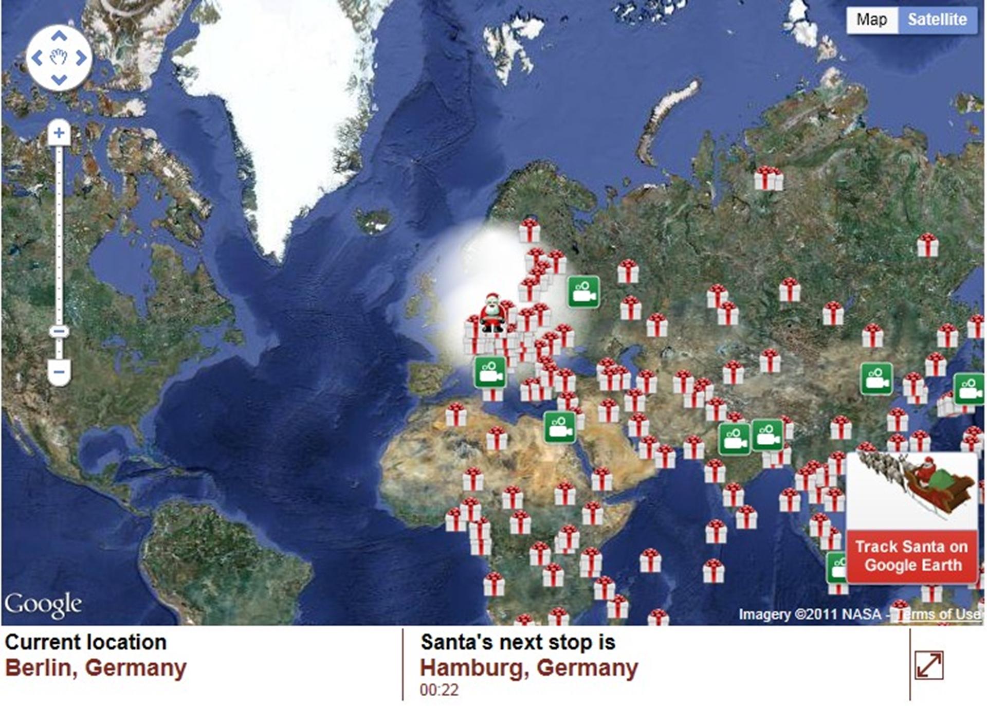 Where is Santa: It has just been reported by Norad that Santa is in Germany