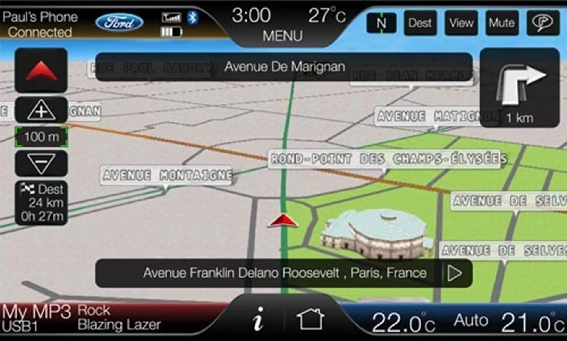 SYNC Nav Screen