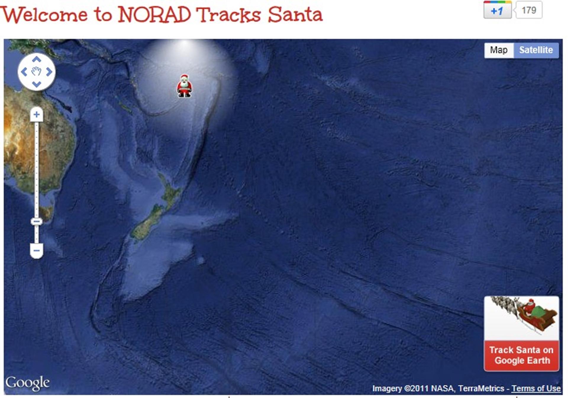 Breaking News on Google: Where is Santa Clause?