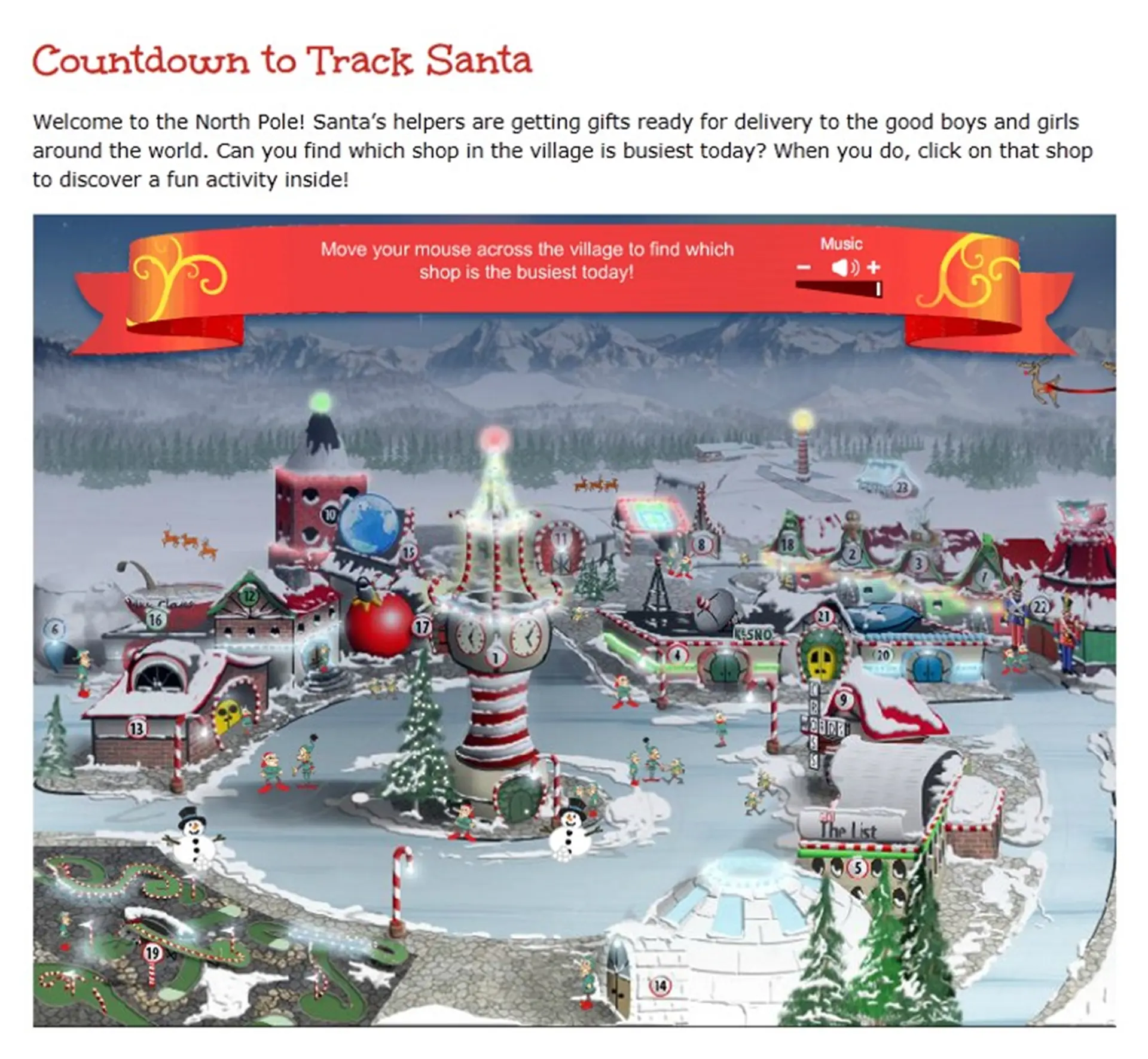 Where is Santa