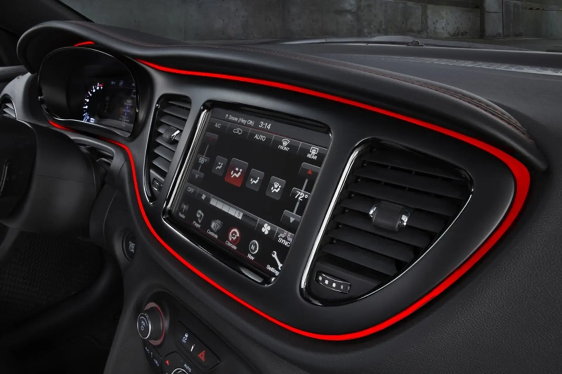 Dodge Dart dashboard
