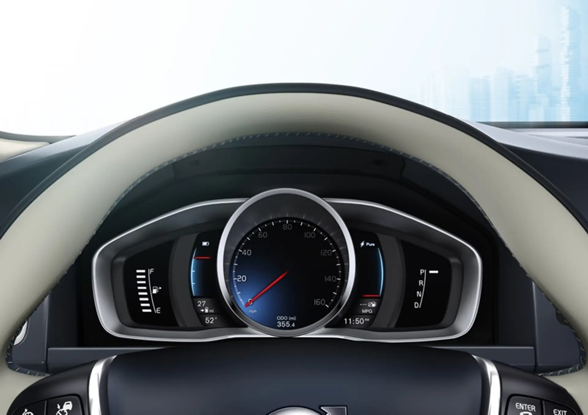 Volvo XC60 Plug-in Hybrid instruments