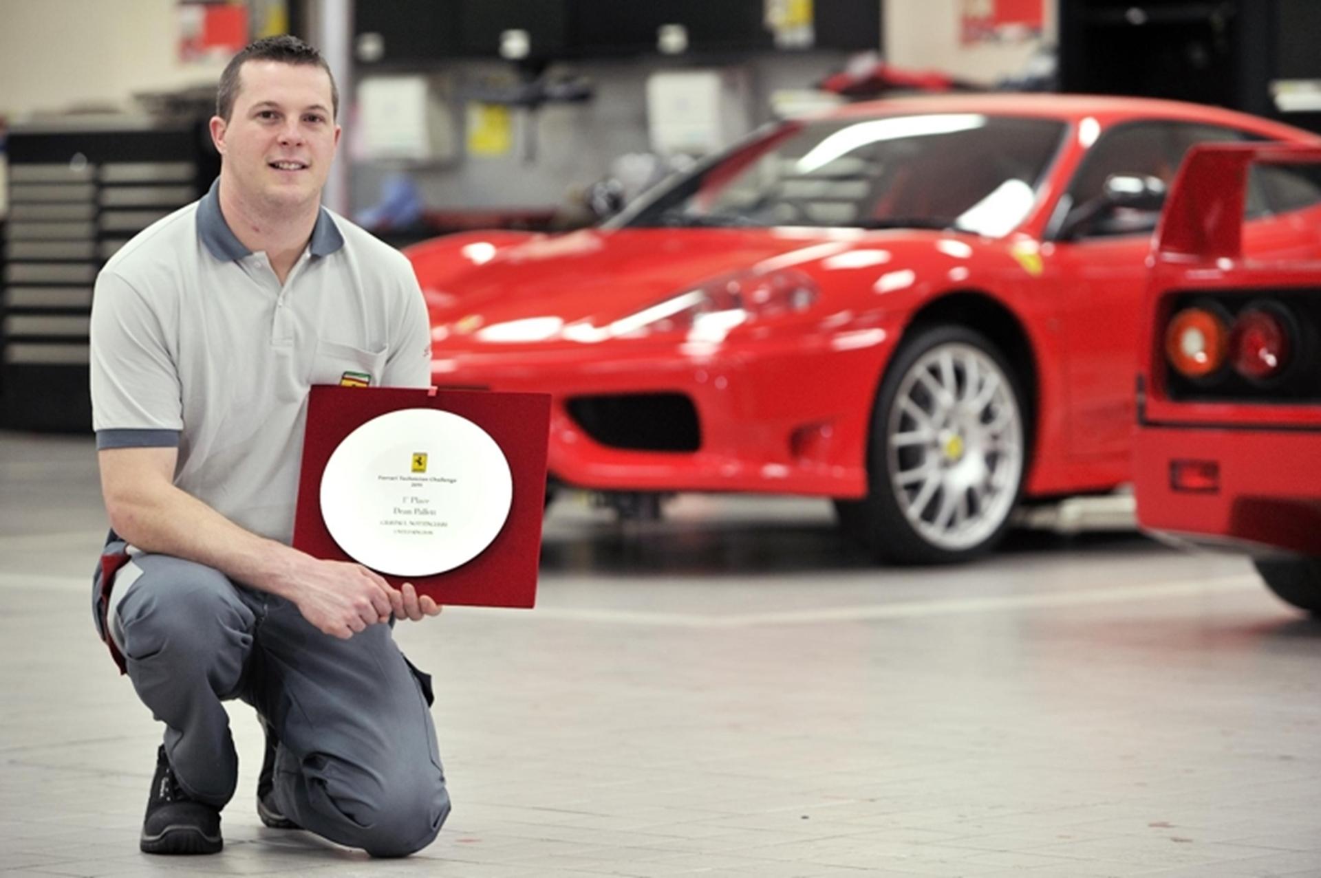 FERRARI TECHNICIAN FROM NOTTINGHAM WINS GLOBAL FERRARI TECHNICIAN CHALLENGE 2011