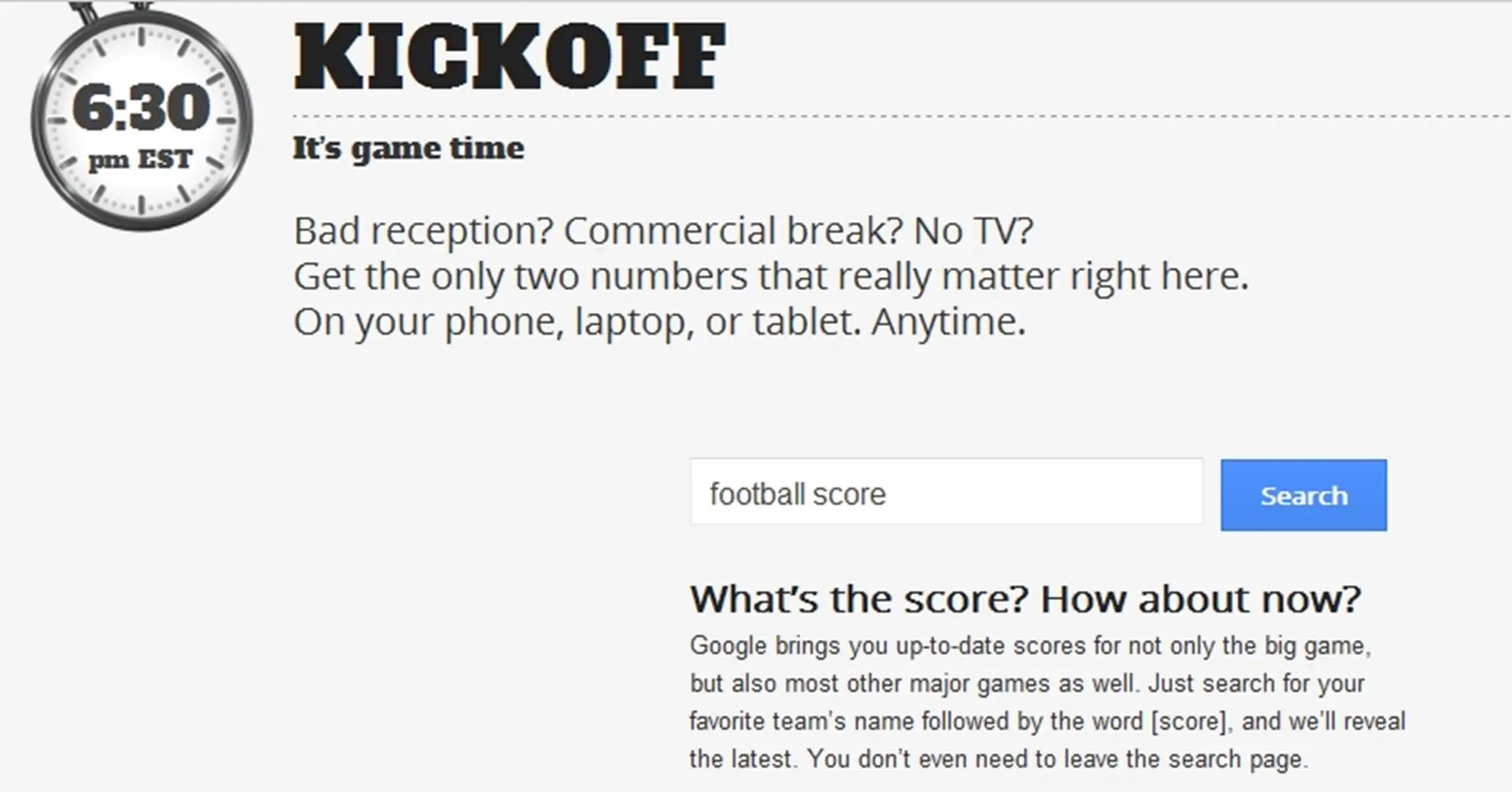 Football Score