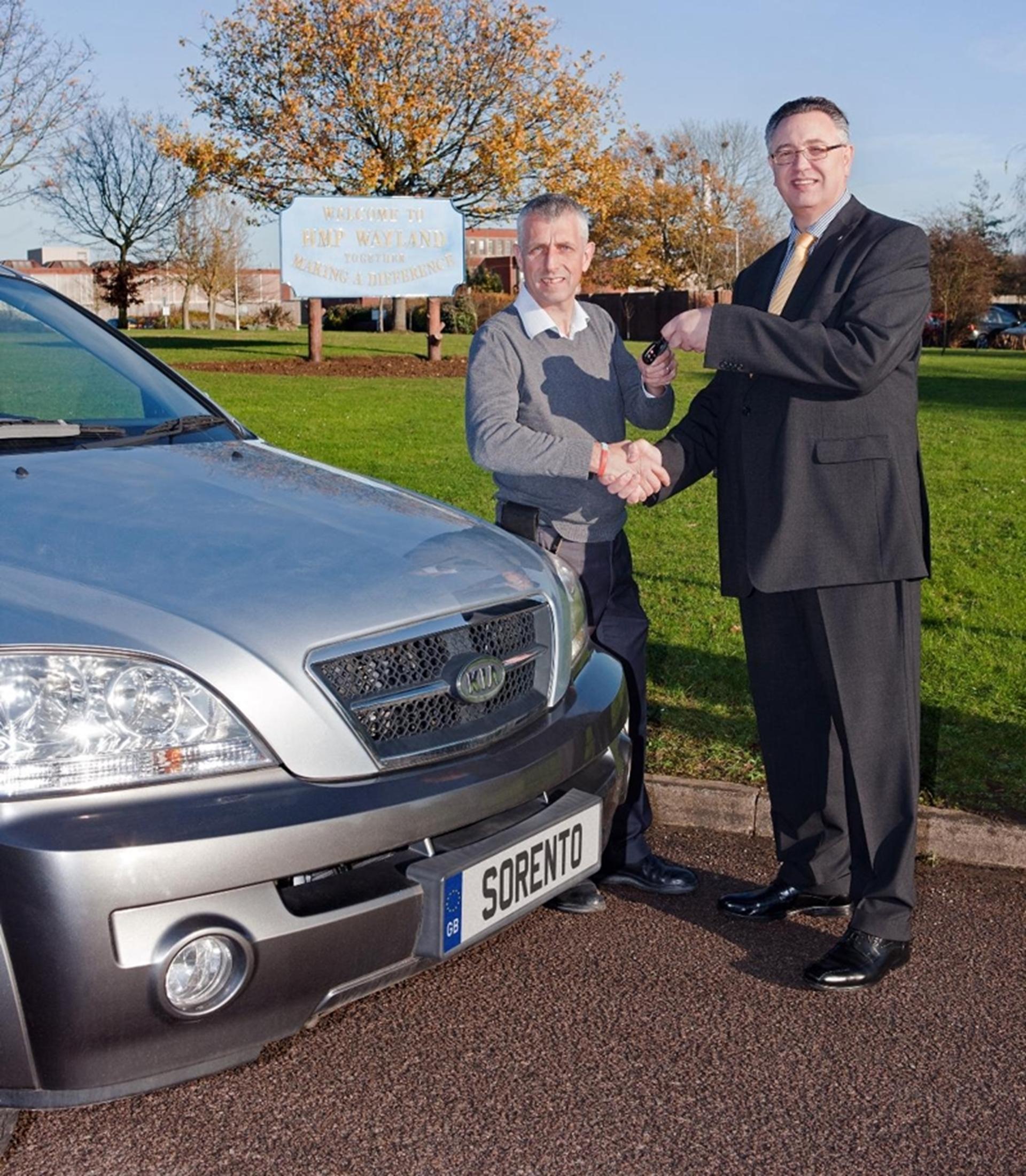 KIA MOTORS SUPPLIES CAR TO WAYLAND PRISON MECHANICAL WORKSHOP