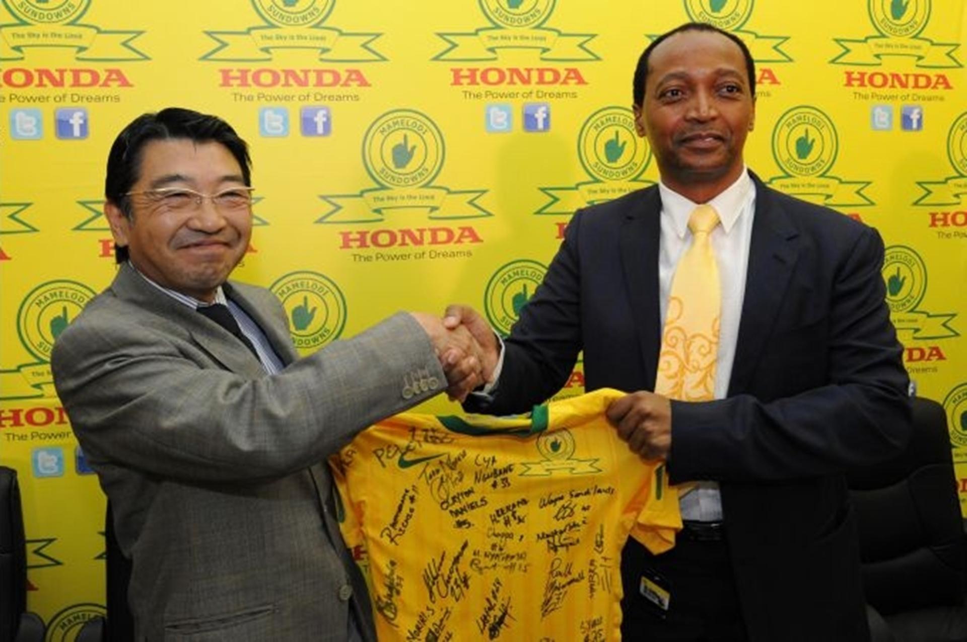 Mamelodi Sundowns Football Club Honda Sponsorship