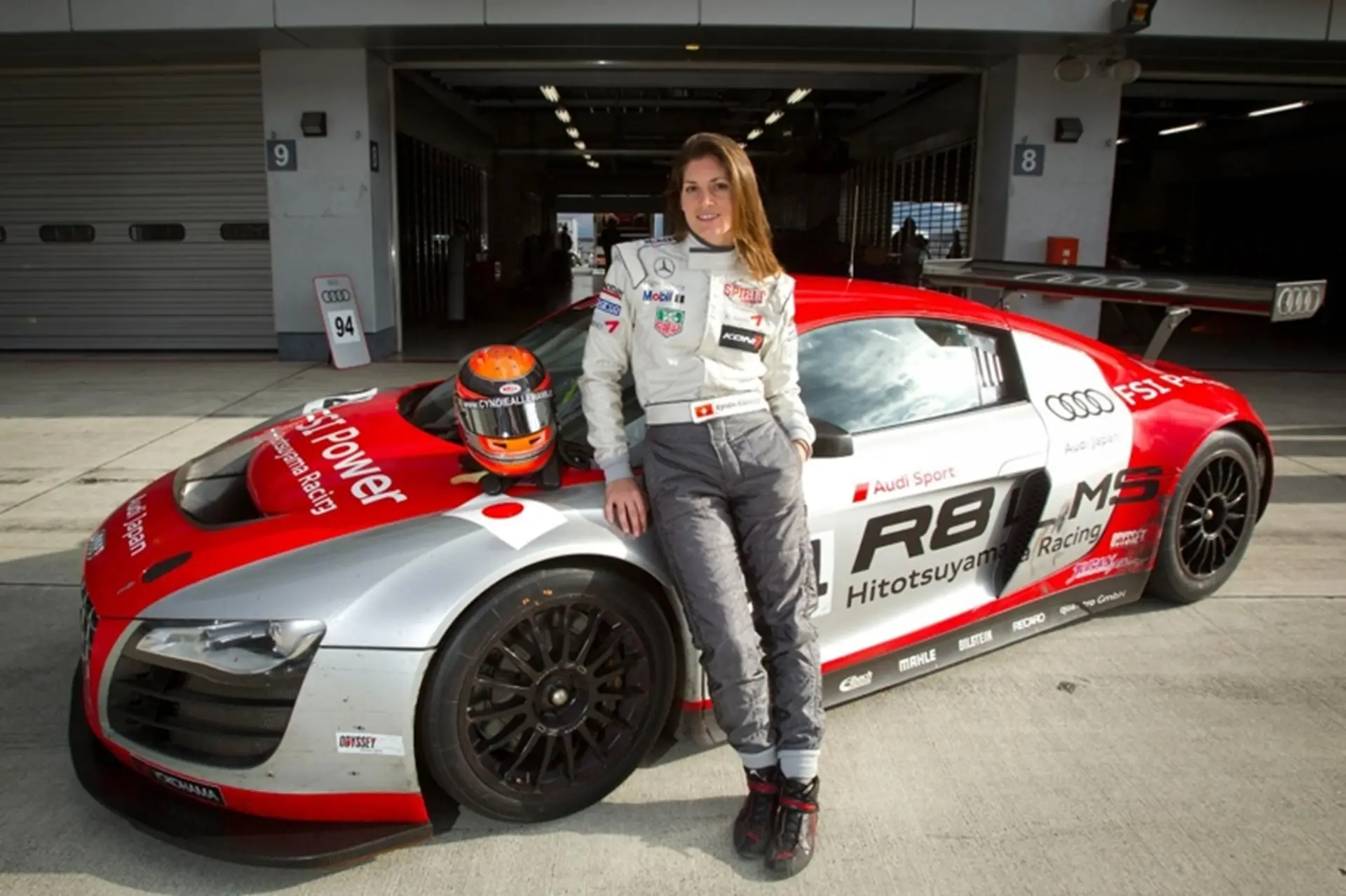 Swiss female racer Cyndie Allemann