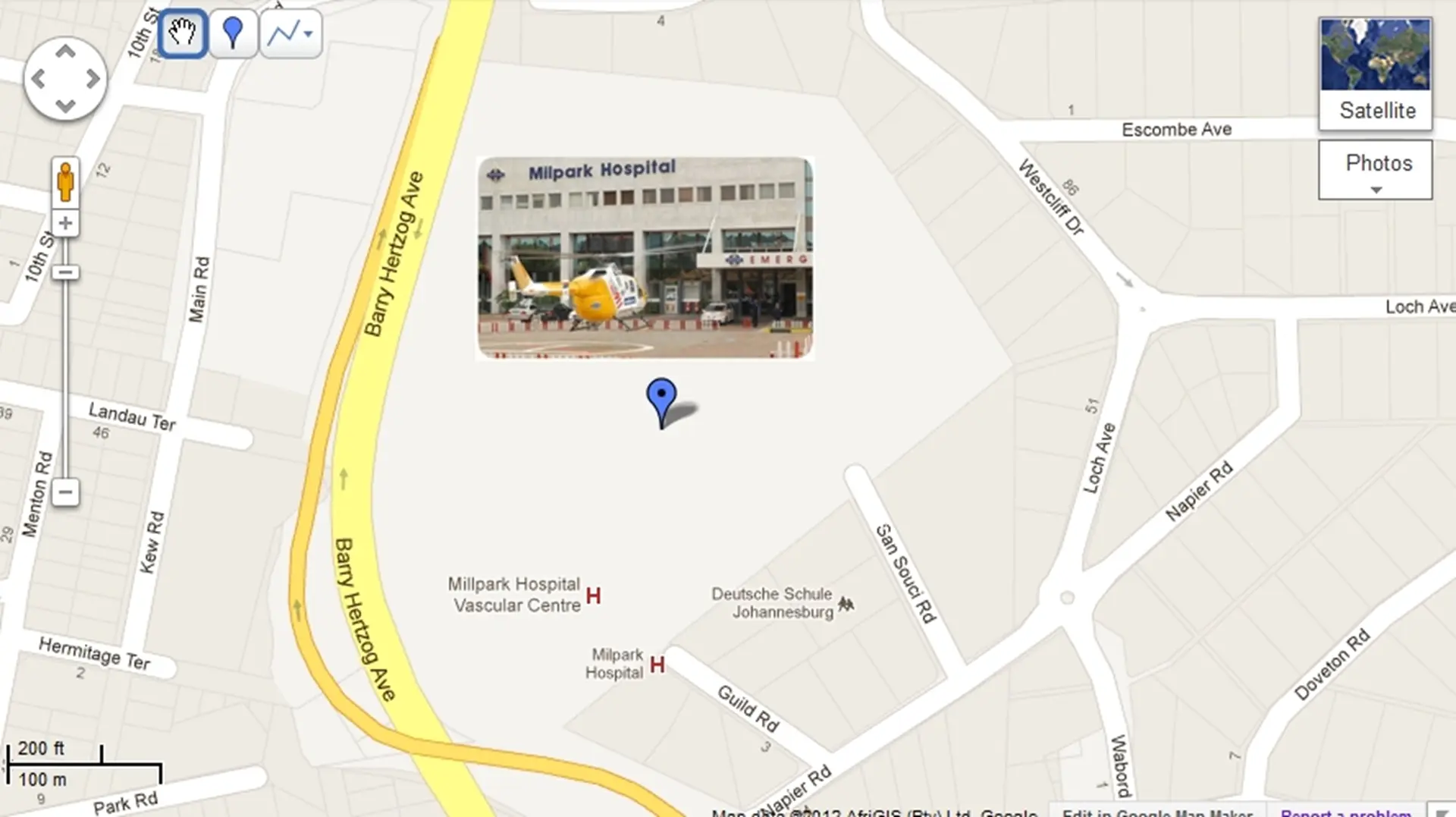 where is nelson mandela hospitalized