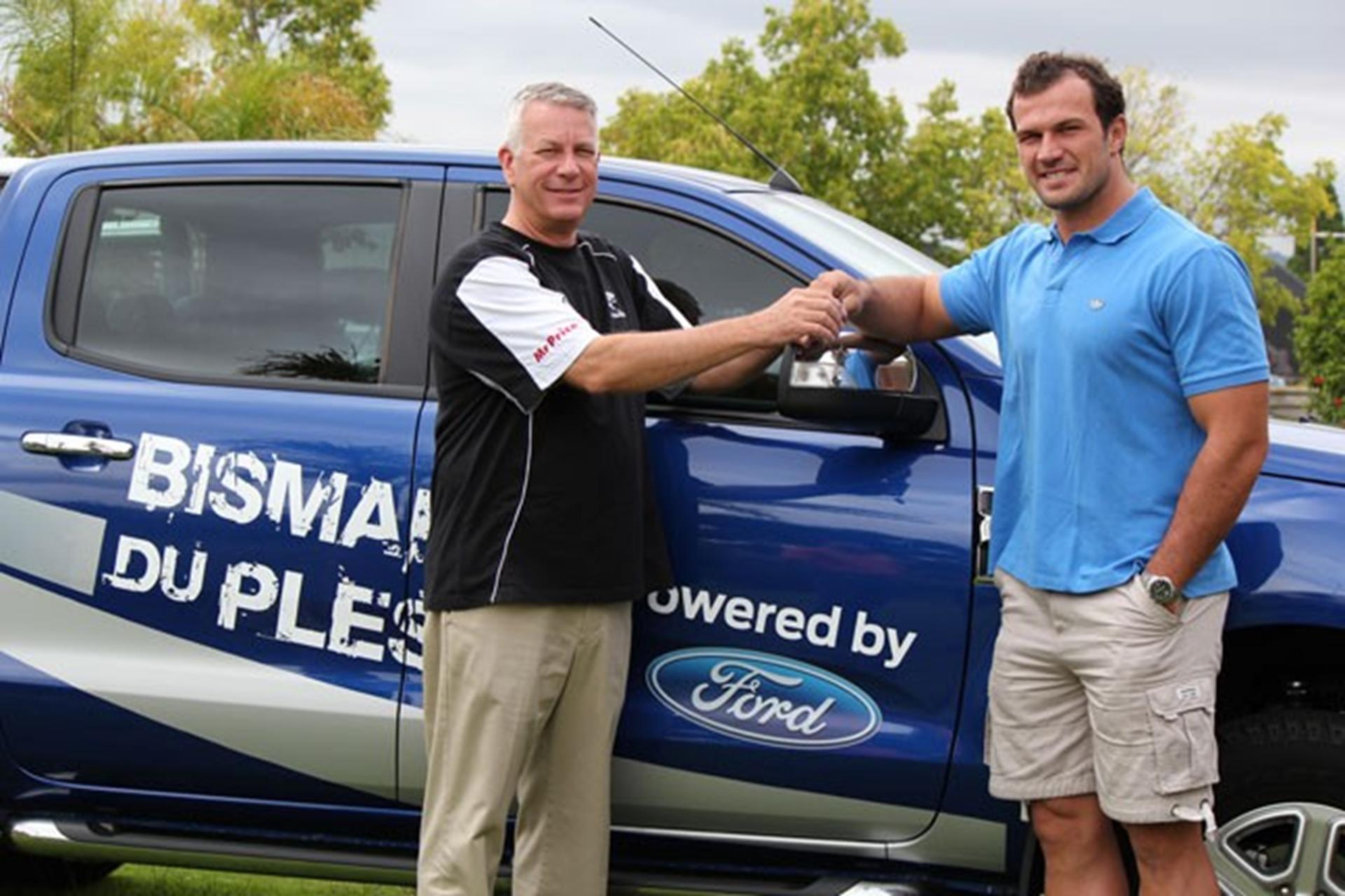 Ford Teams Up With Bismarck Du Plessis