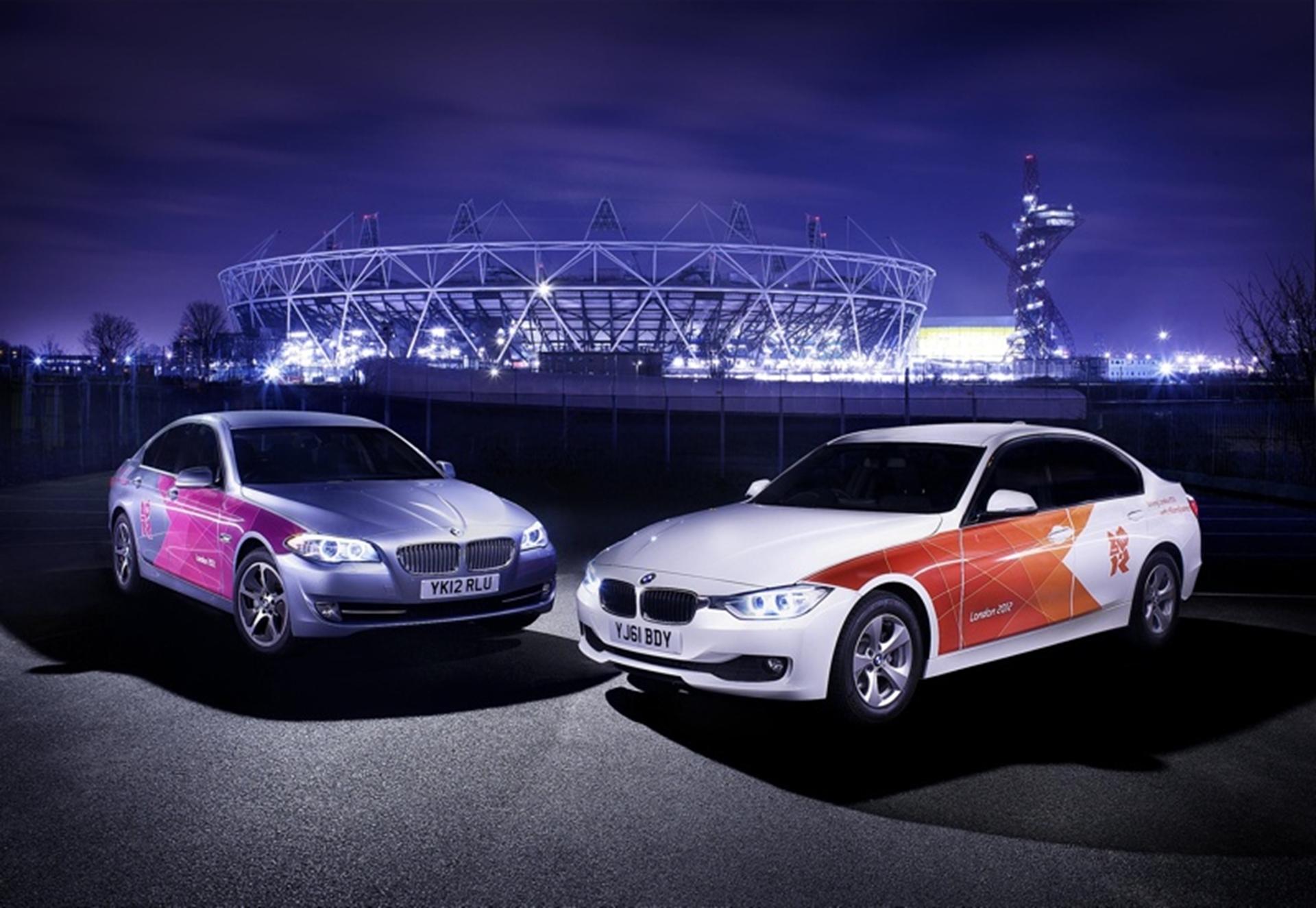BMW group olympic fleet begins the journey to london 2012