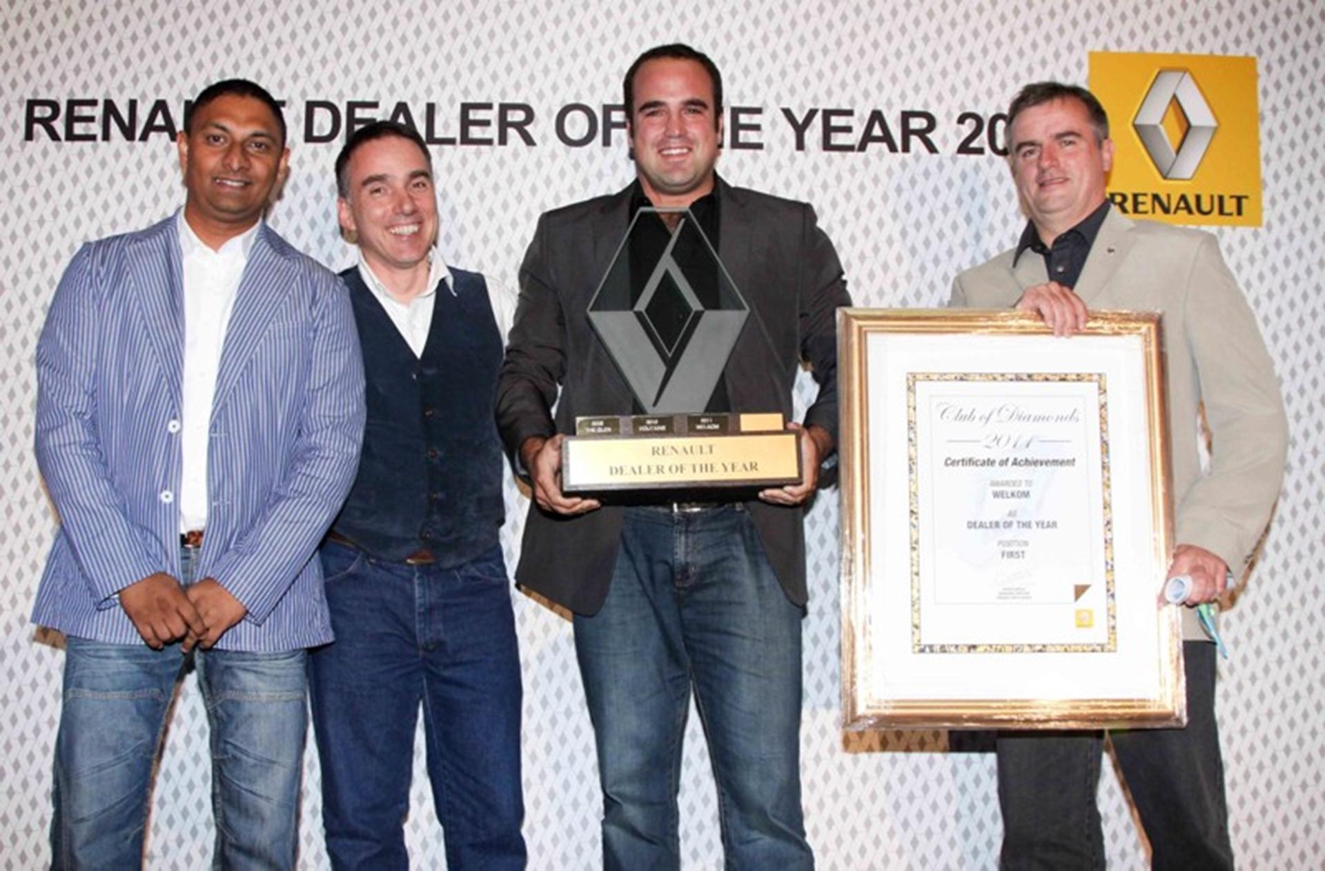 RENAULT WELKOM ACES 2011 DEALER AWARDS