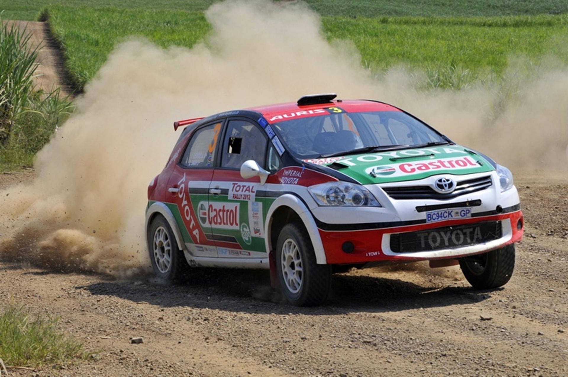 Castrol team Toyota Gemmell and Swan finish