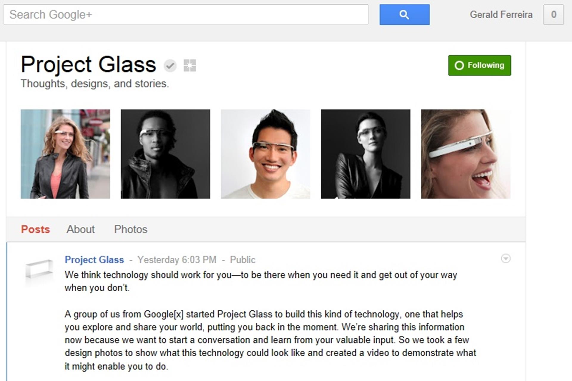 Google Project Glass