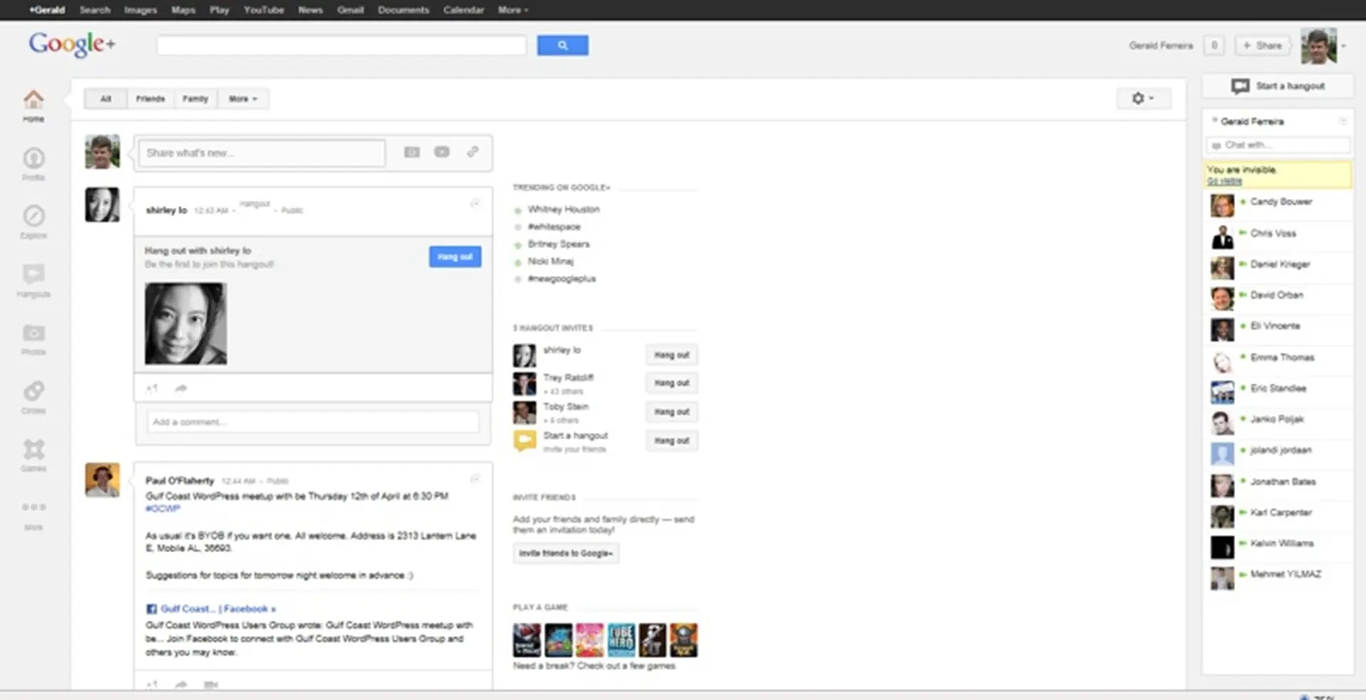Google Whitespace