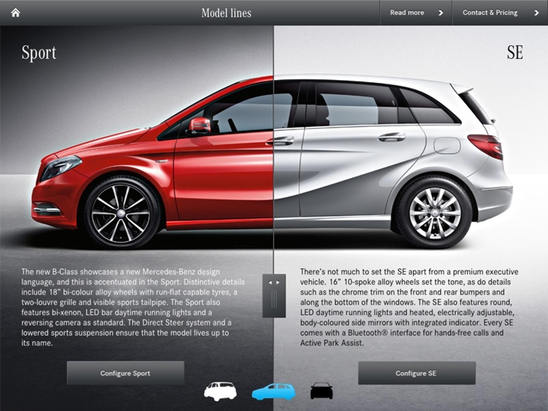 NEW B-CLASS IS BROUGHT TO LIFE WITH AUGMENTED REALITY iPAD APP