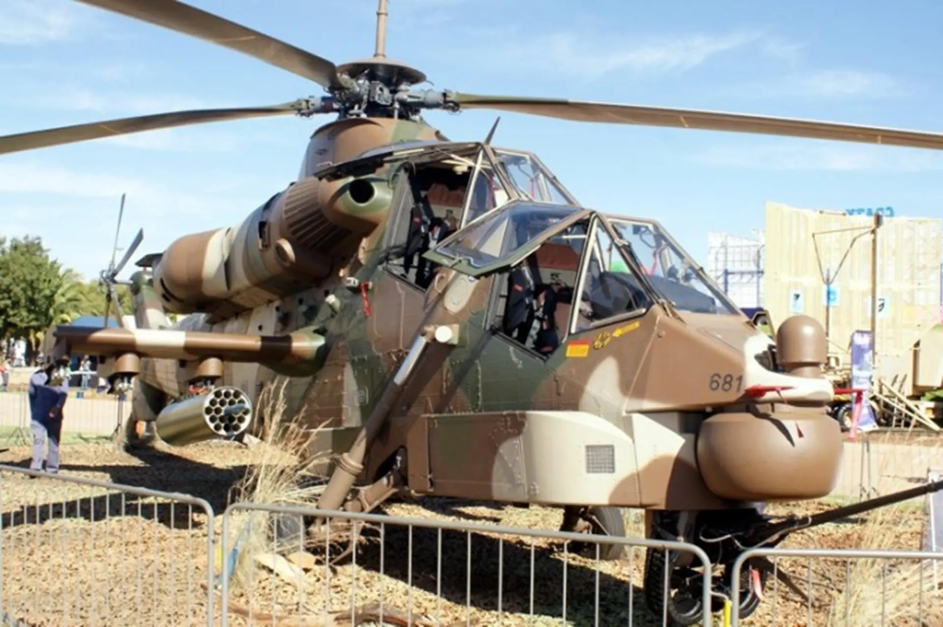 Rooivalk Helicopter at the Rand Show