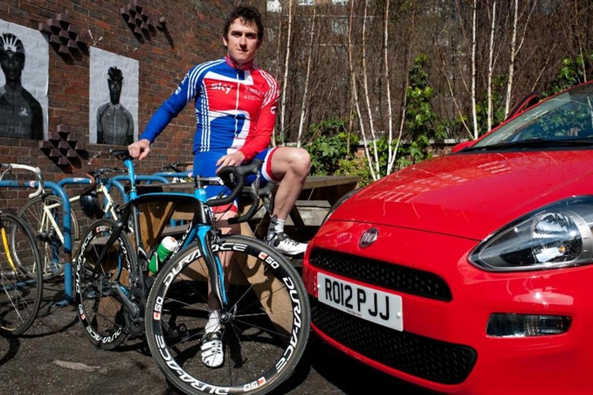 FIAT AMBASSADOR GERAINT THOMAS TAKES TO THE STREETS