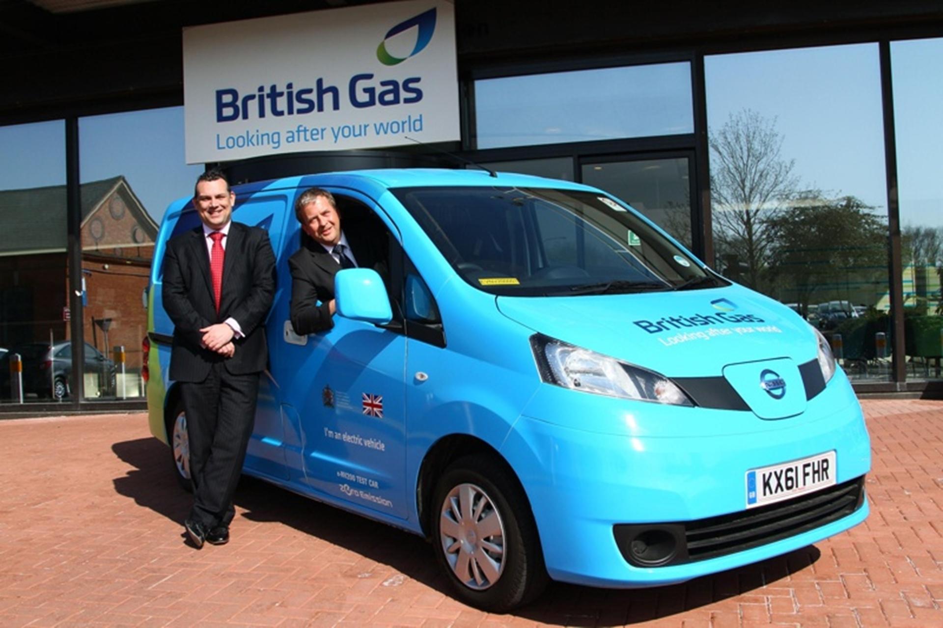 BRITISH GAS PUTS NEW NISSAN e-NV200 TEST CAR THROUGH ITS PACES