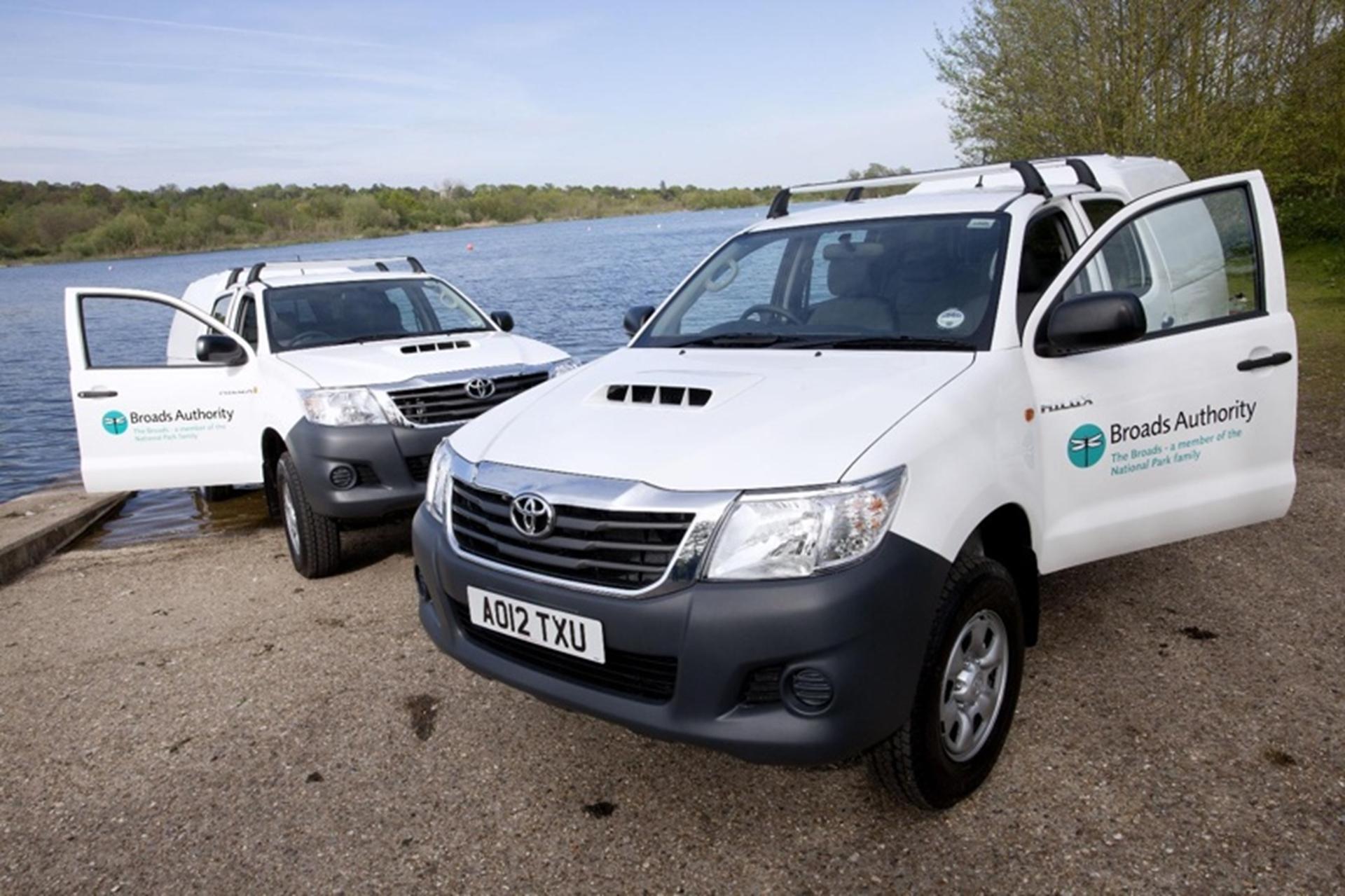 TOYOTA HILUX Now part of the Broads Authority Fleet