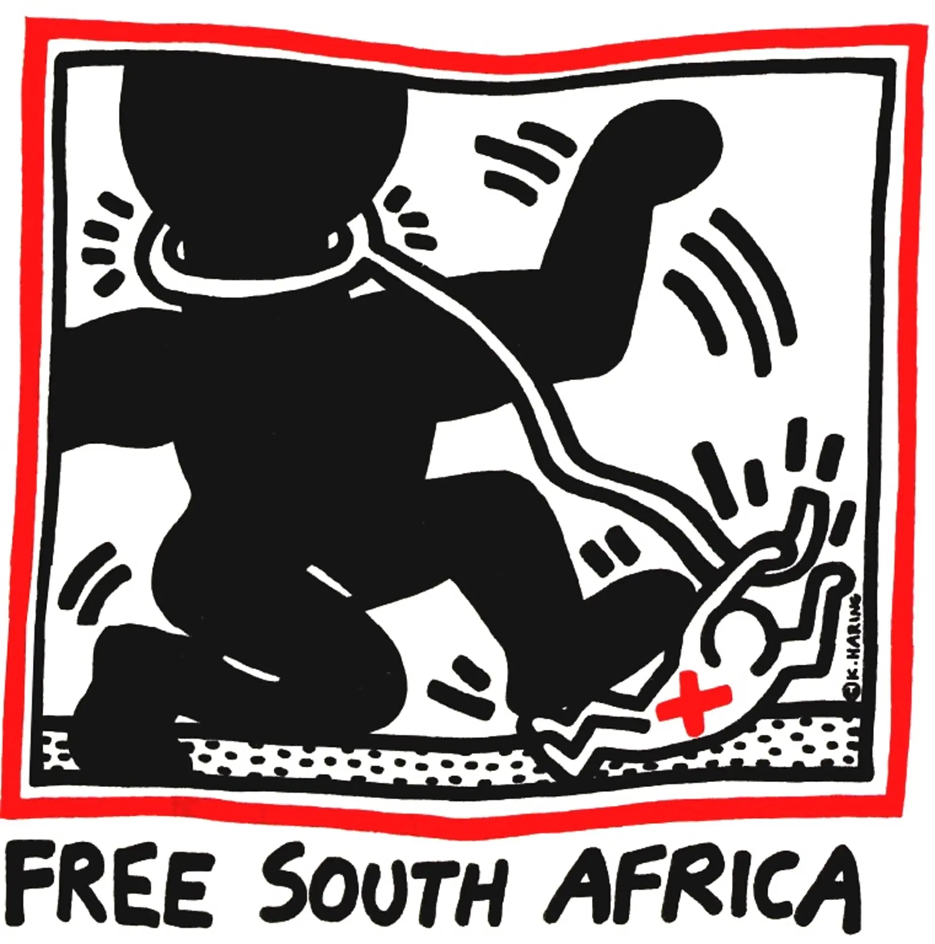 Keith Haring Free South Africa