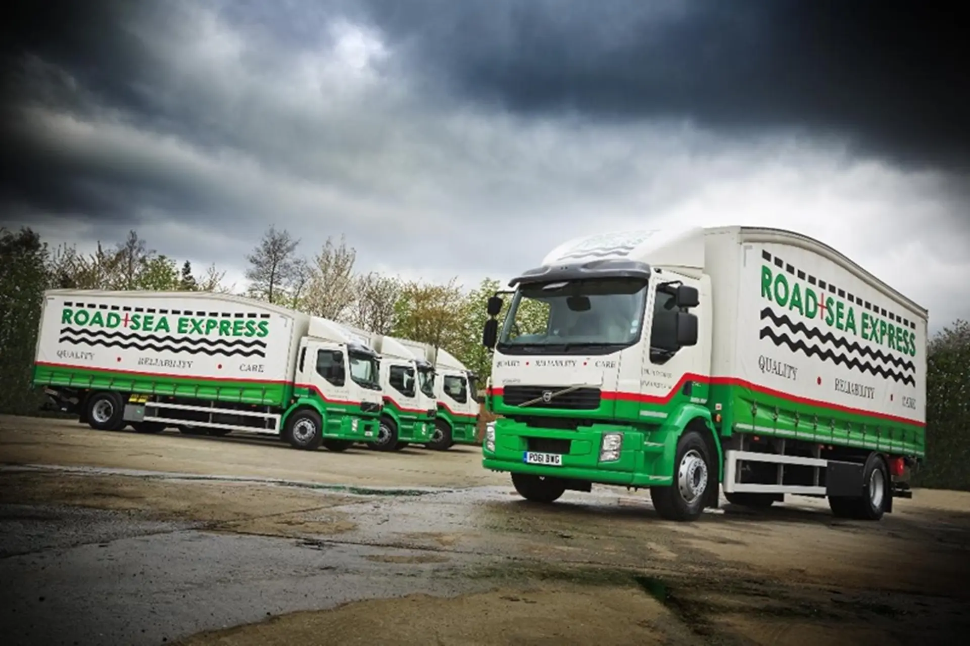 road and sea volvo trucks