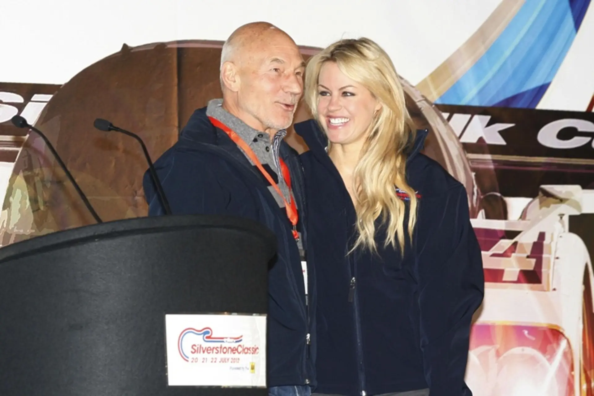 Sir Patrick Stewart and Chemmy Alcott