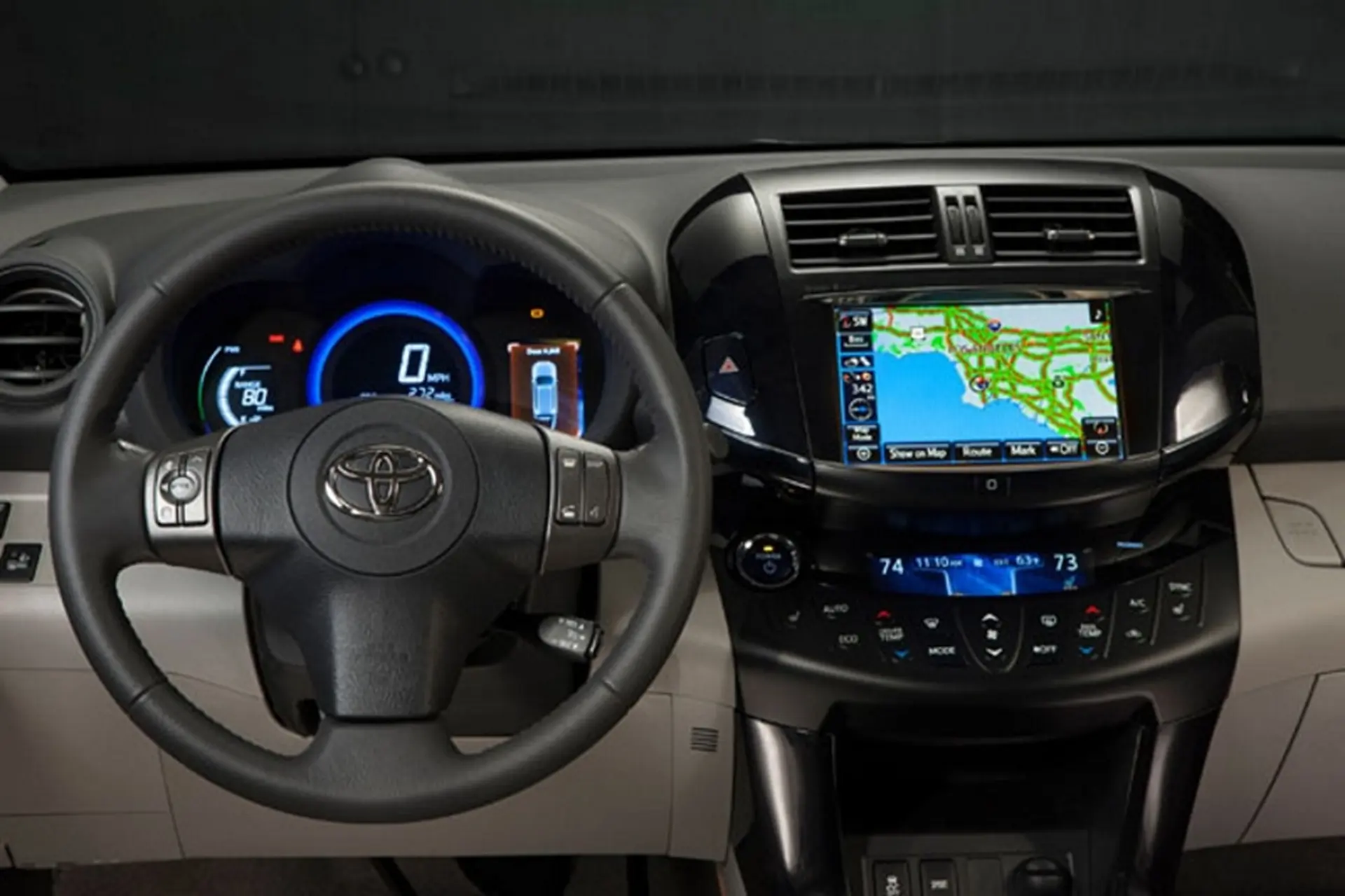 Toyota RAV4 electric vehicle Instruments